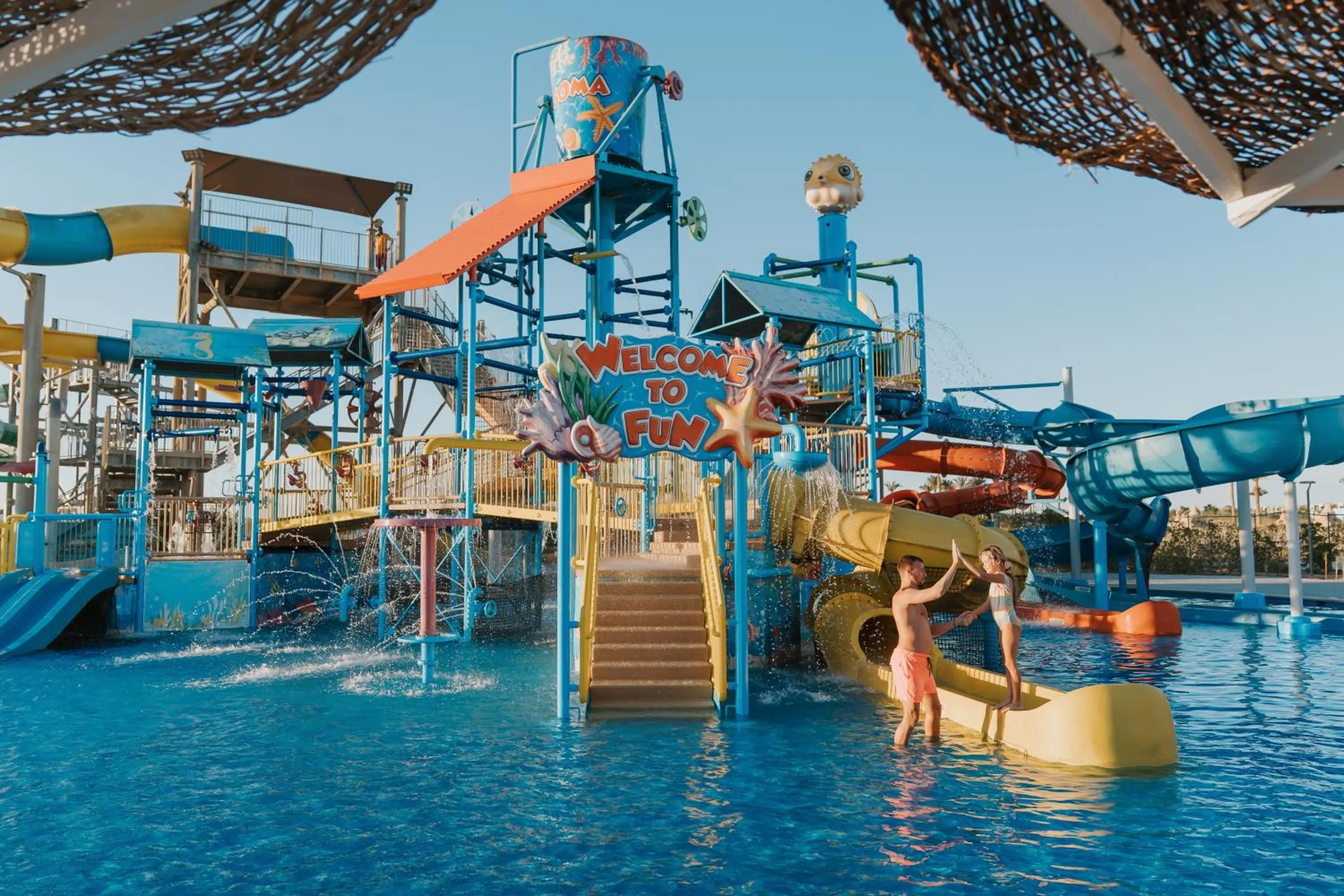 Aqua park in Sheraton Soma Bay Resort