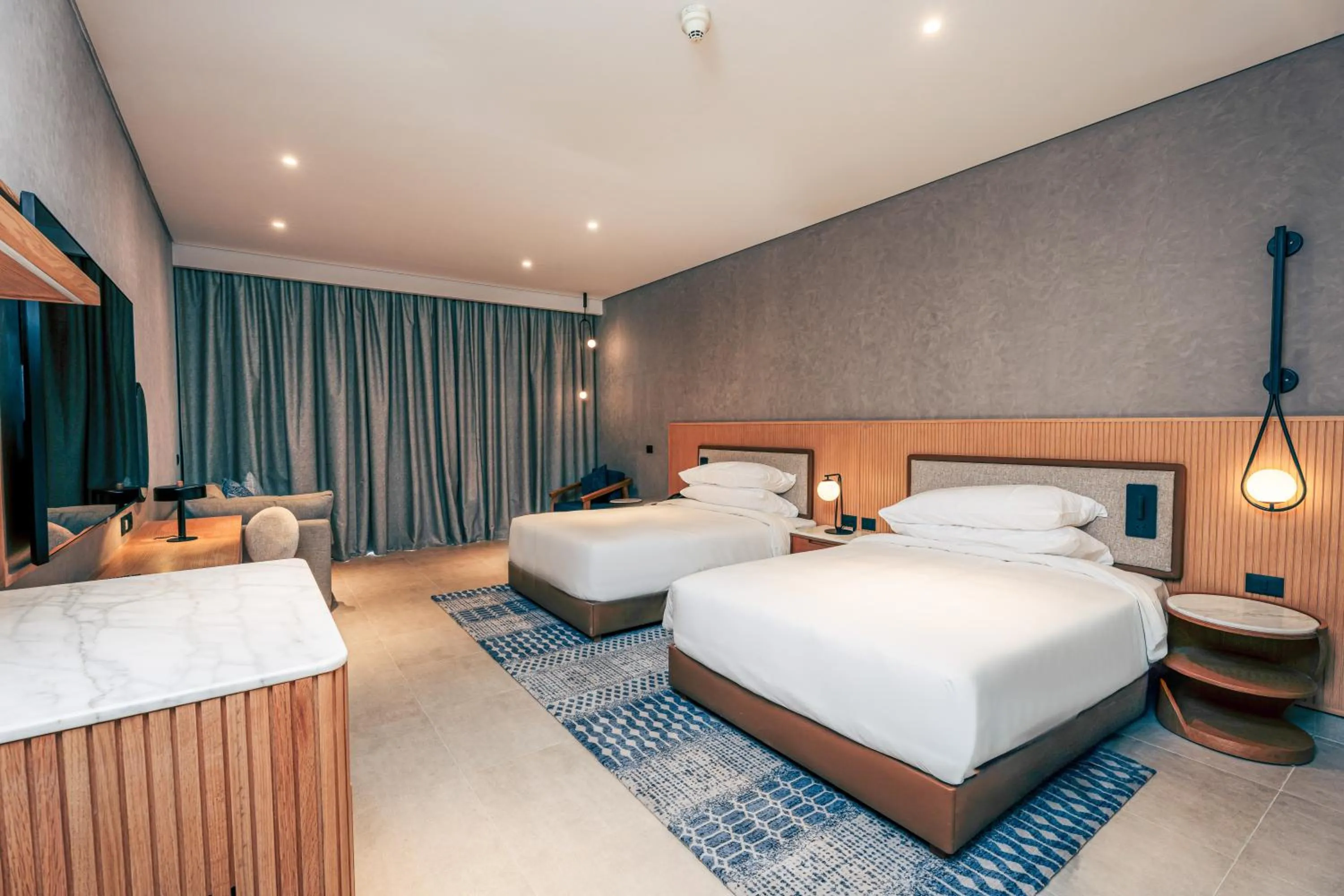 Bed in Sheraton Soma Bay Resort