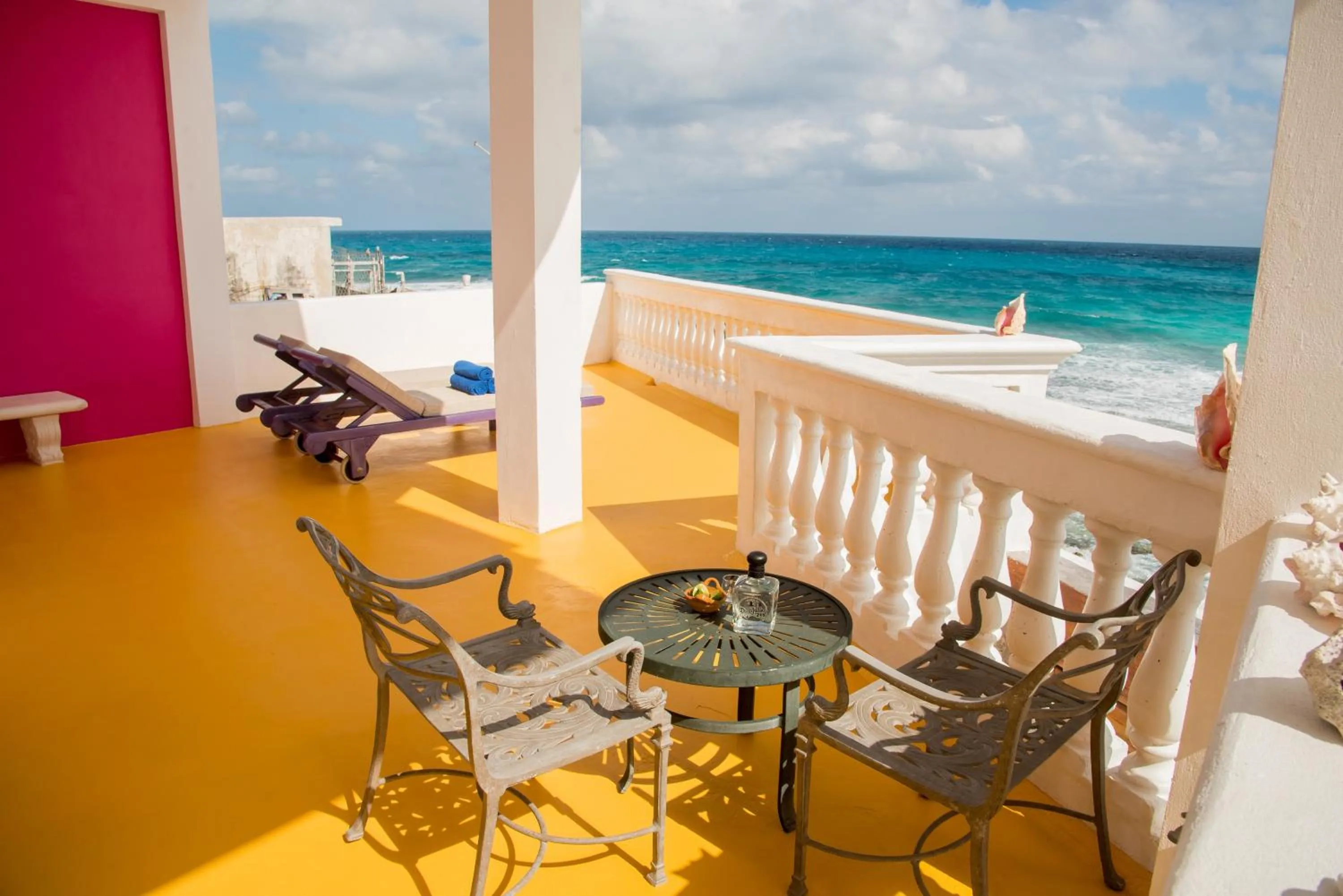 Balcony/Terrace in Villa Elena Isla Mujeres