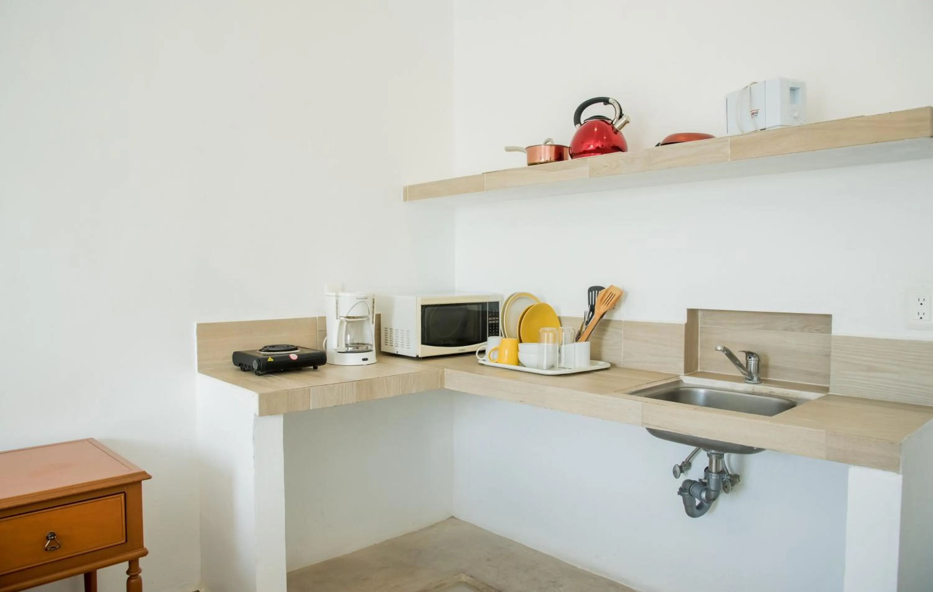 Kitchen or kitchenette in Villa Elena Isla Mujeres