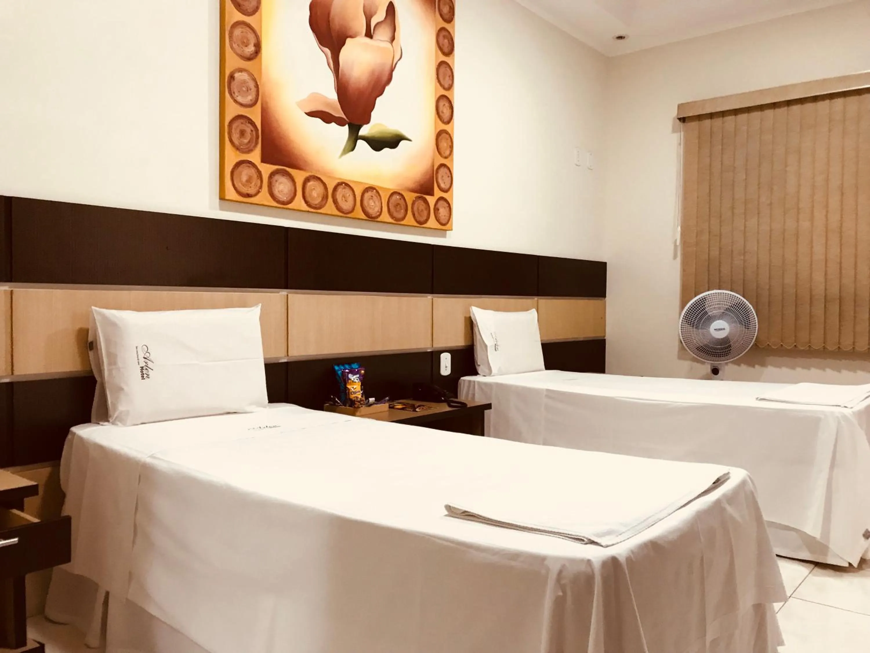 Decorative detail, Bed in Hotel Arlen