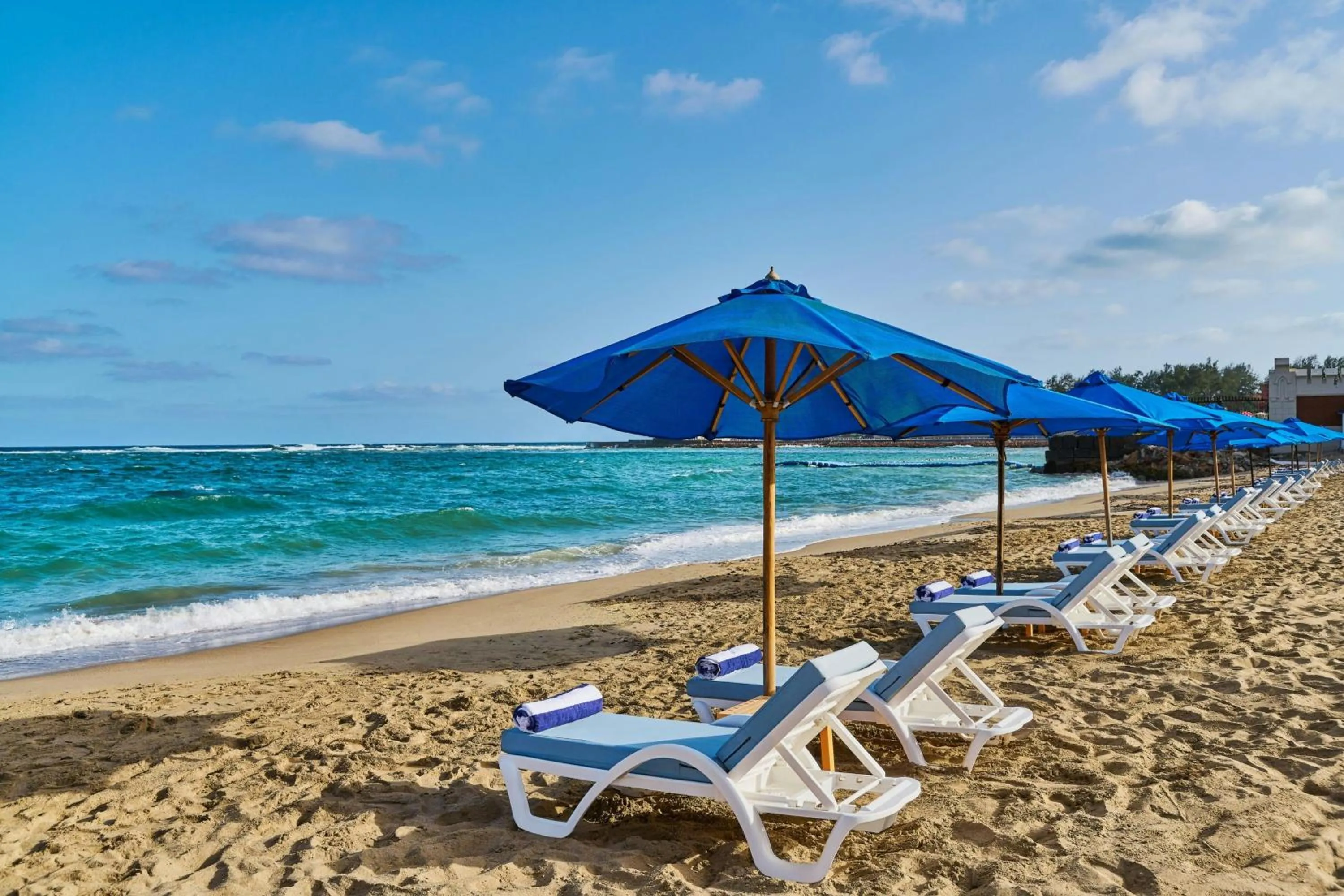 Beach in Sheraton Montazah Hotel