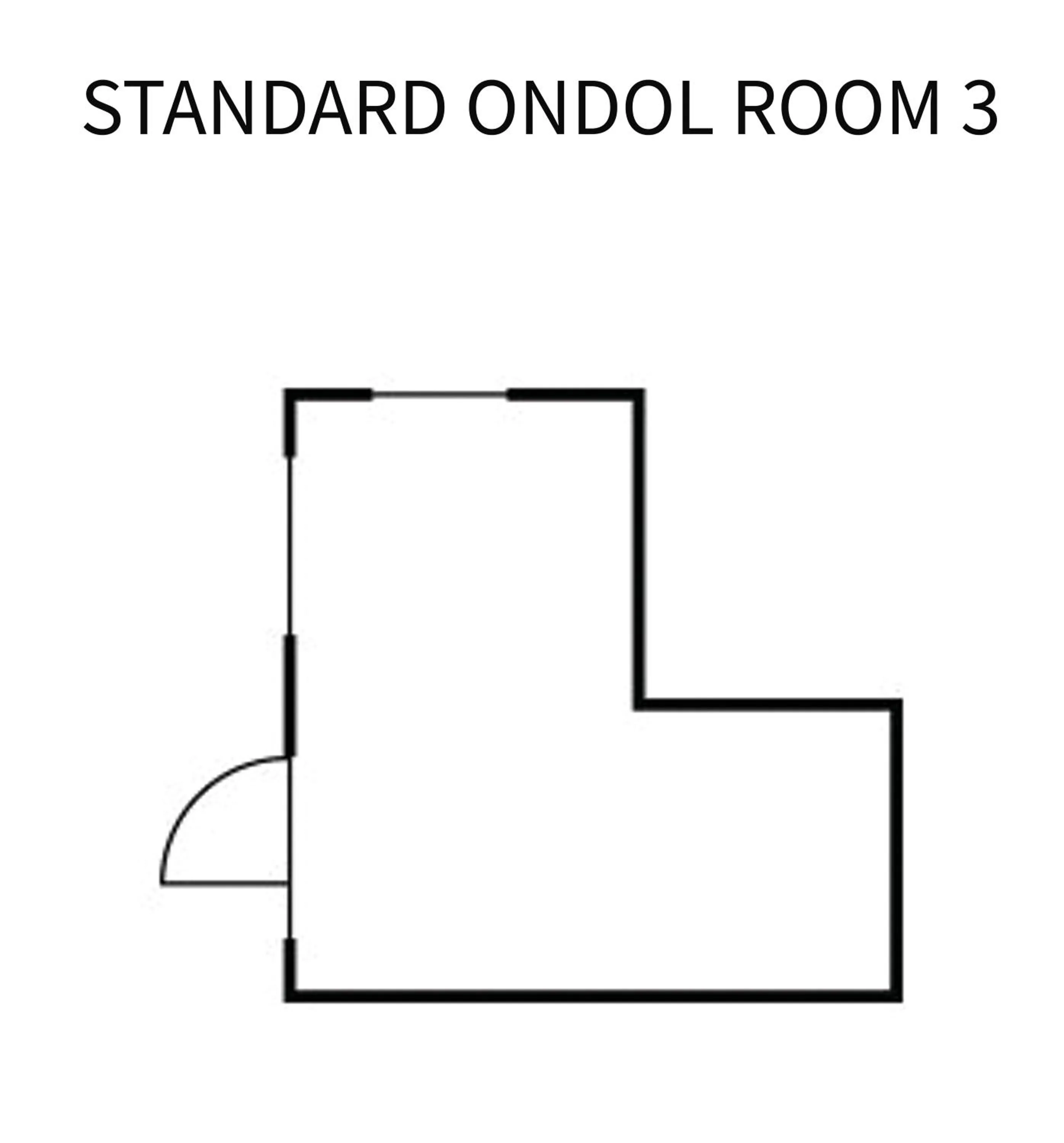 Floor plan in Side Hanok Residence