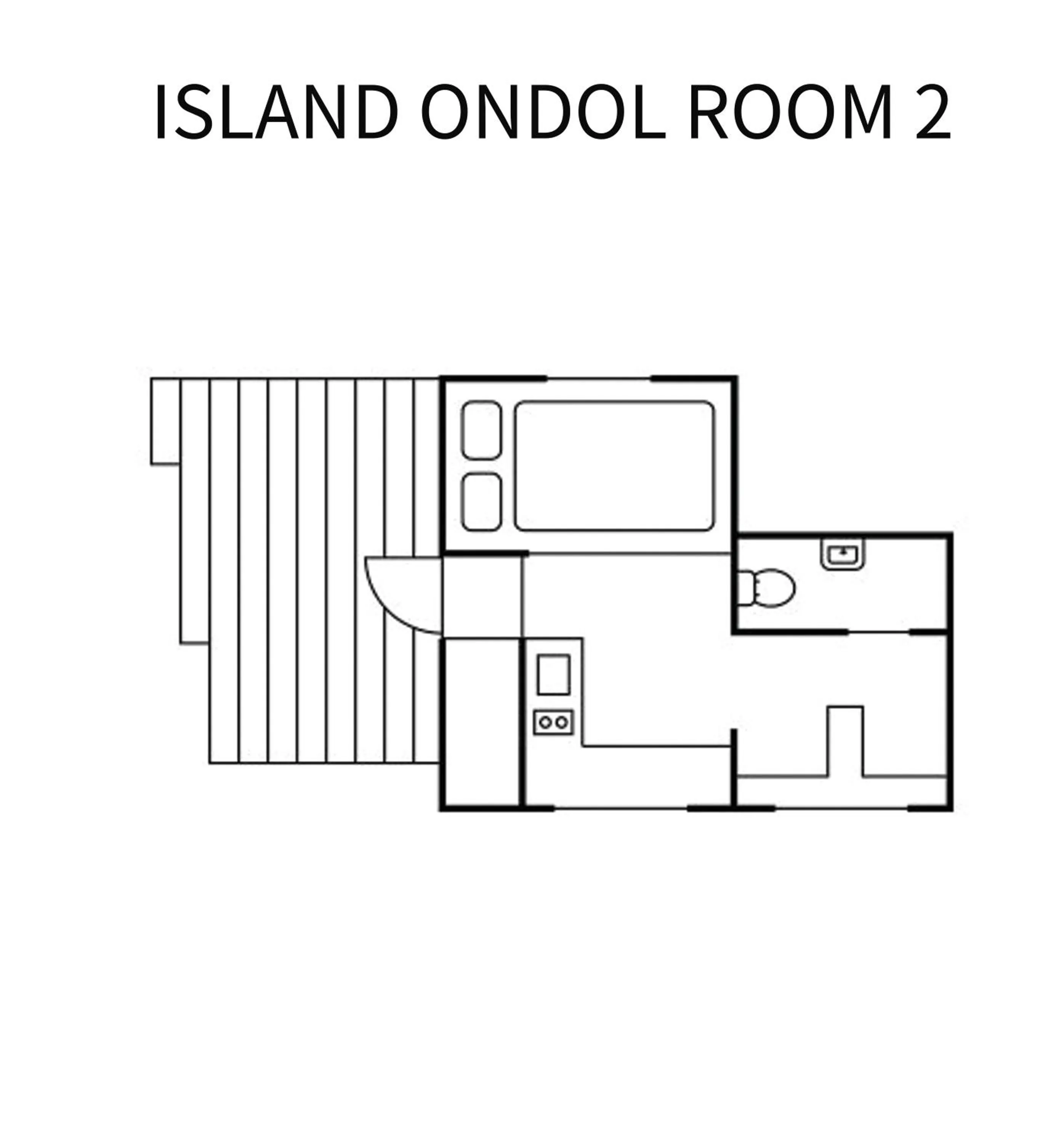 Floor plan in Side Hanok Residence