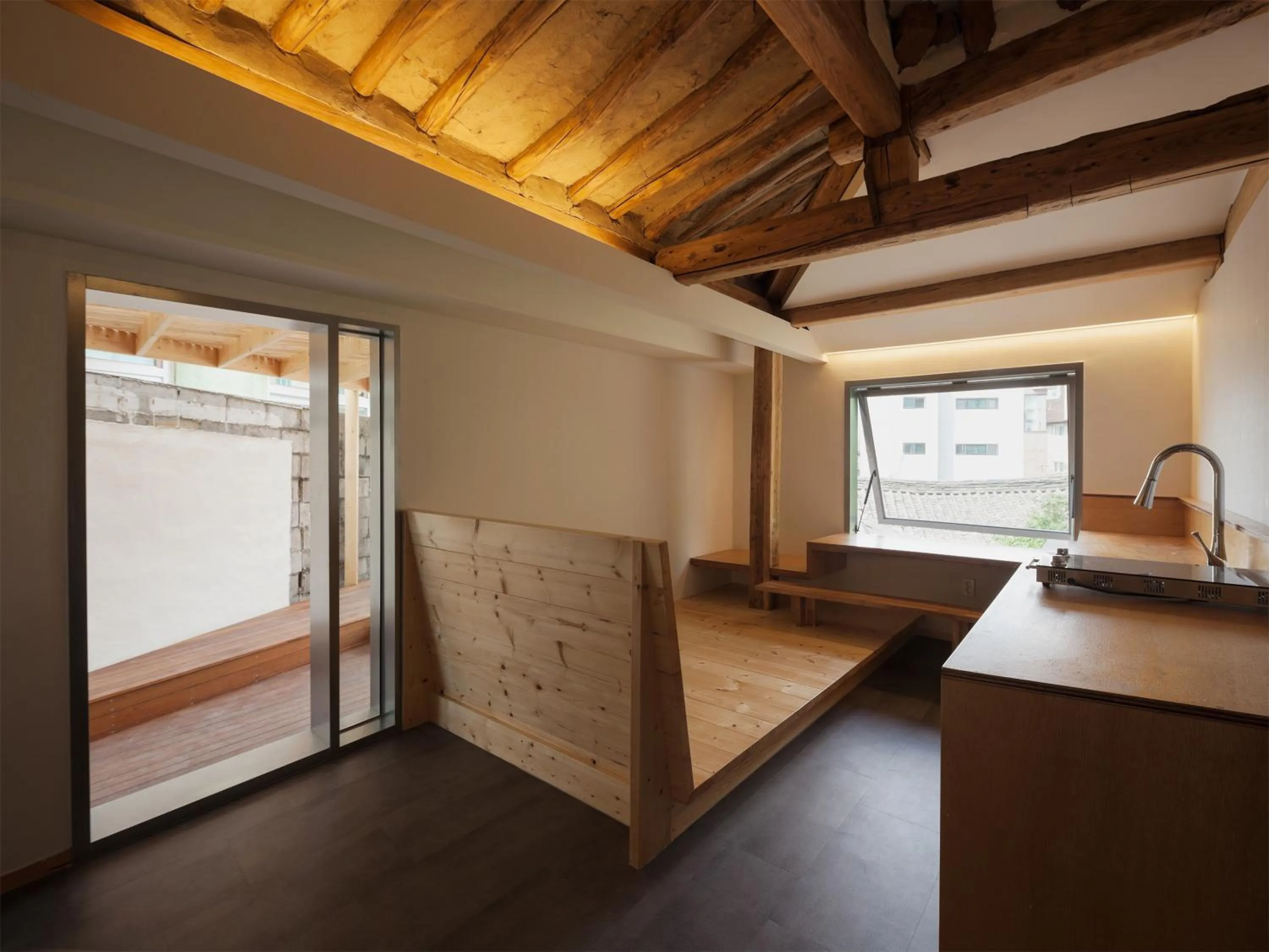 Bedroom in Side Hanok Residence