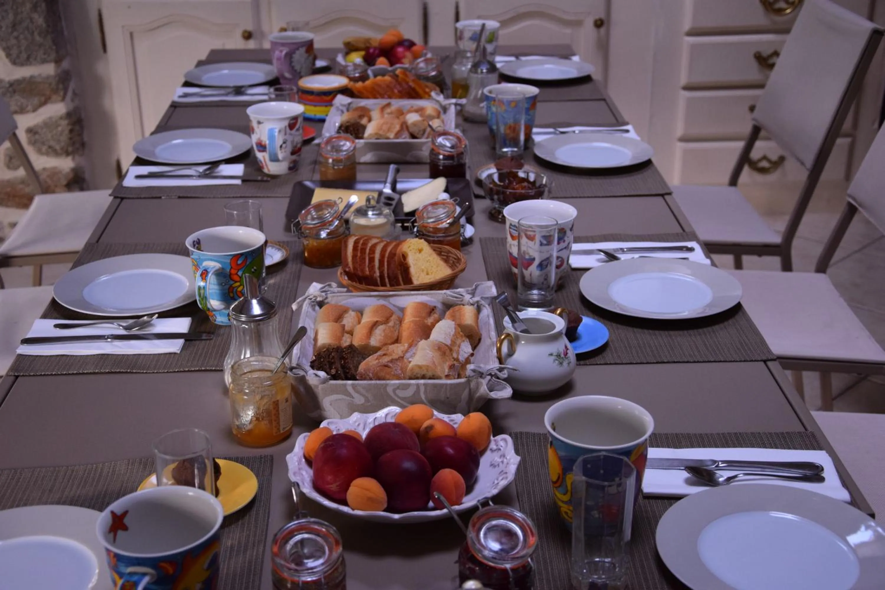 Continental breakfast in Le Berceul