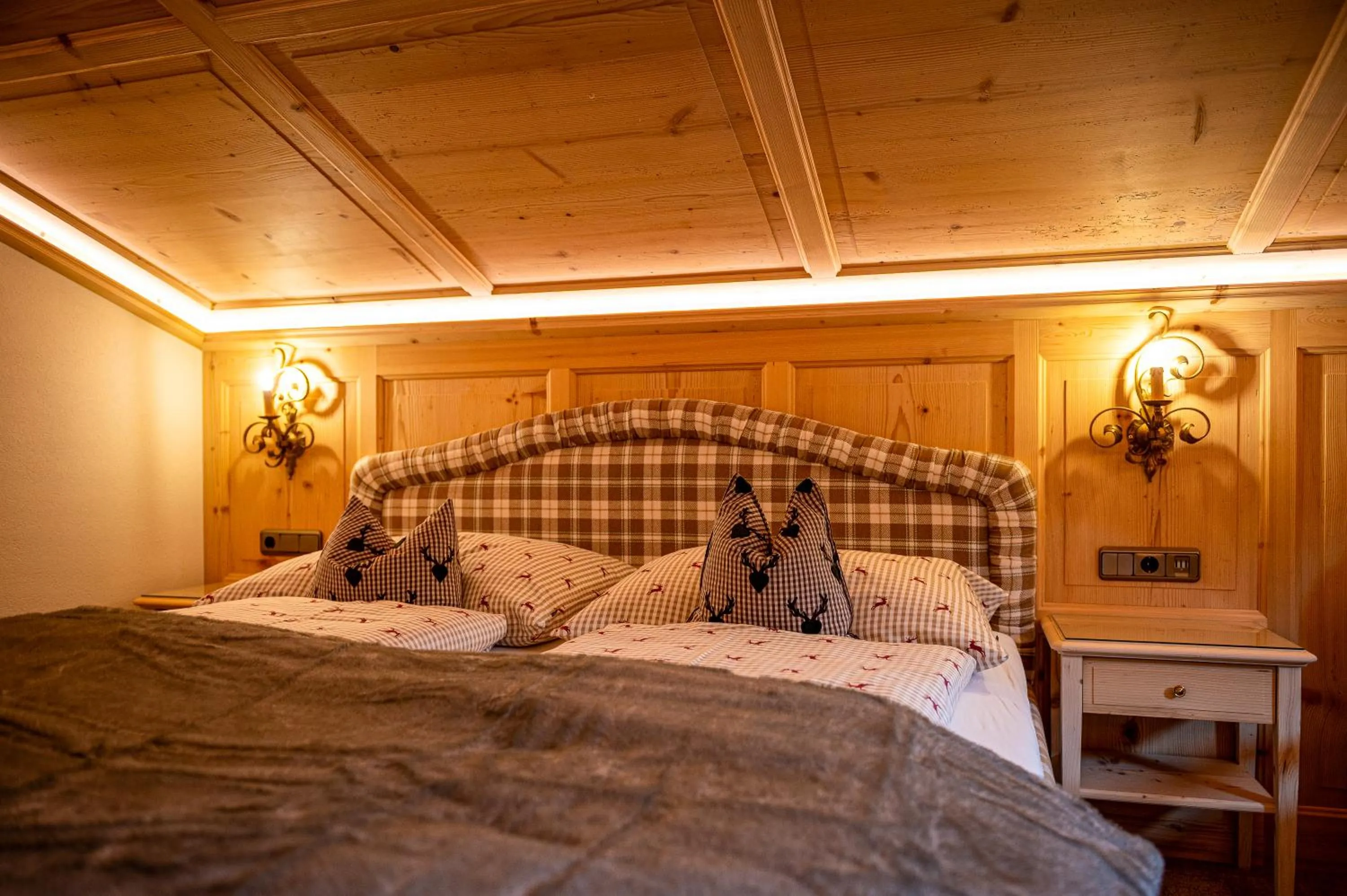 Bed in die AlpenRose