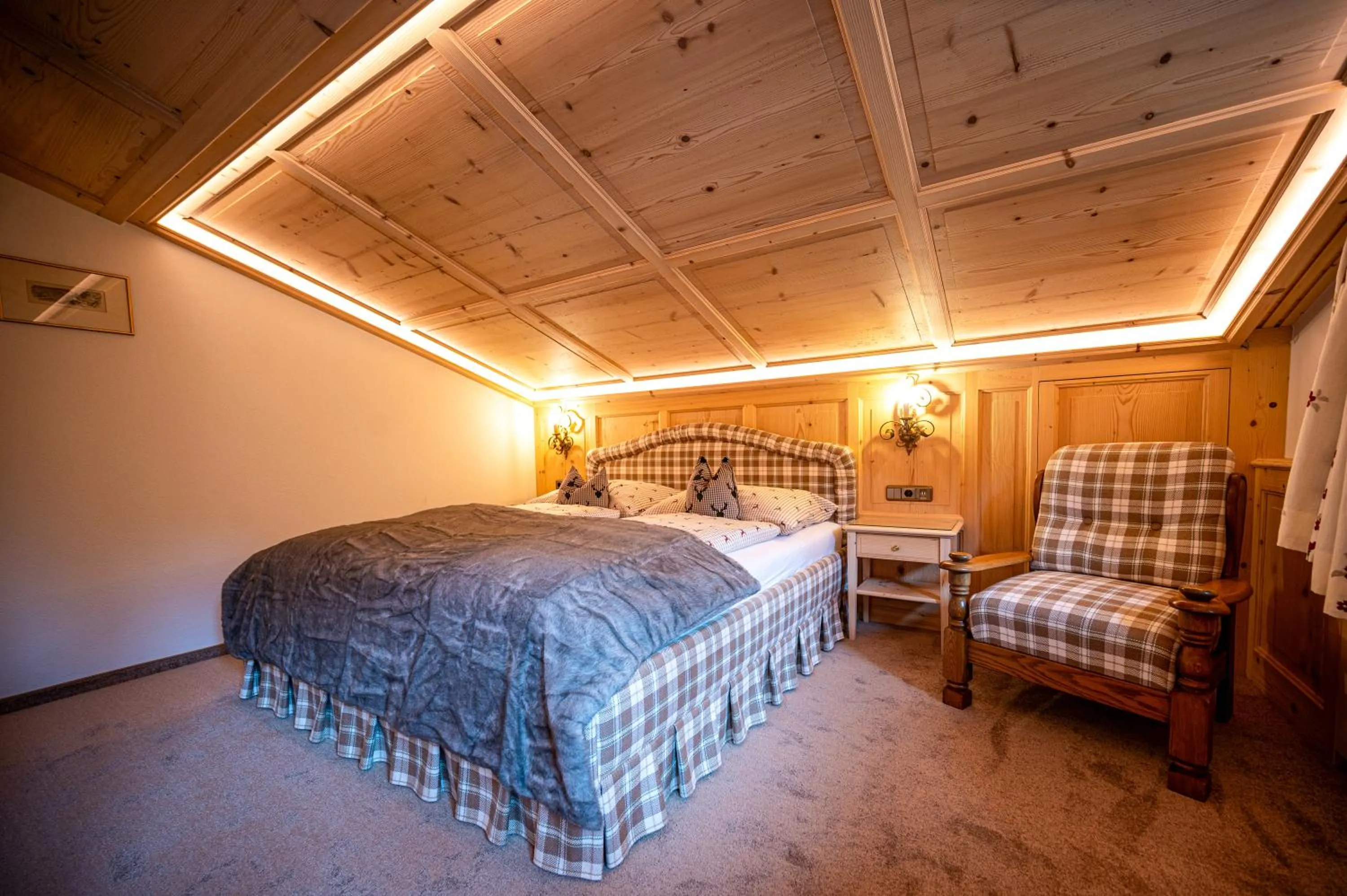 Bed in die AlpenRose