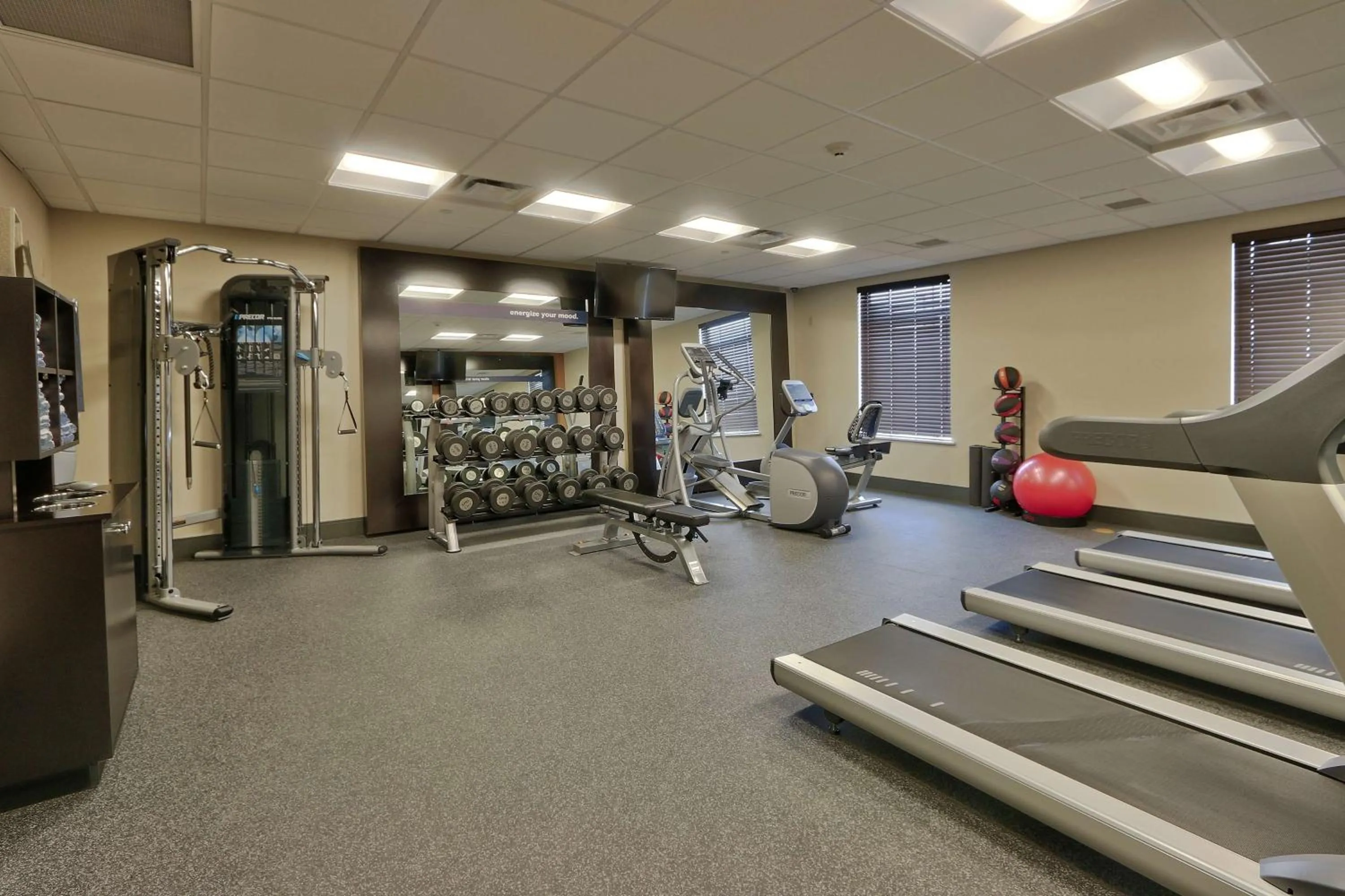 Fitness centre/facilities in Hampton Inn & Suites Artesia