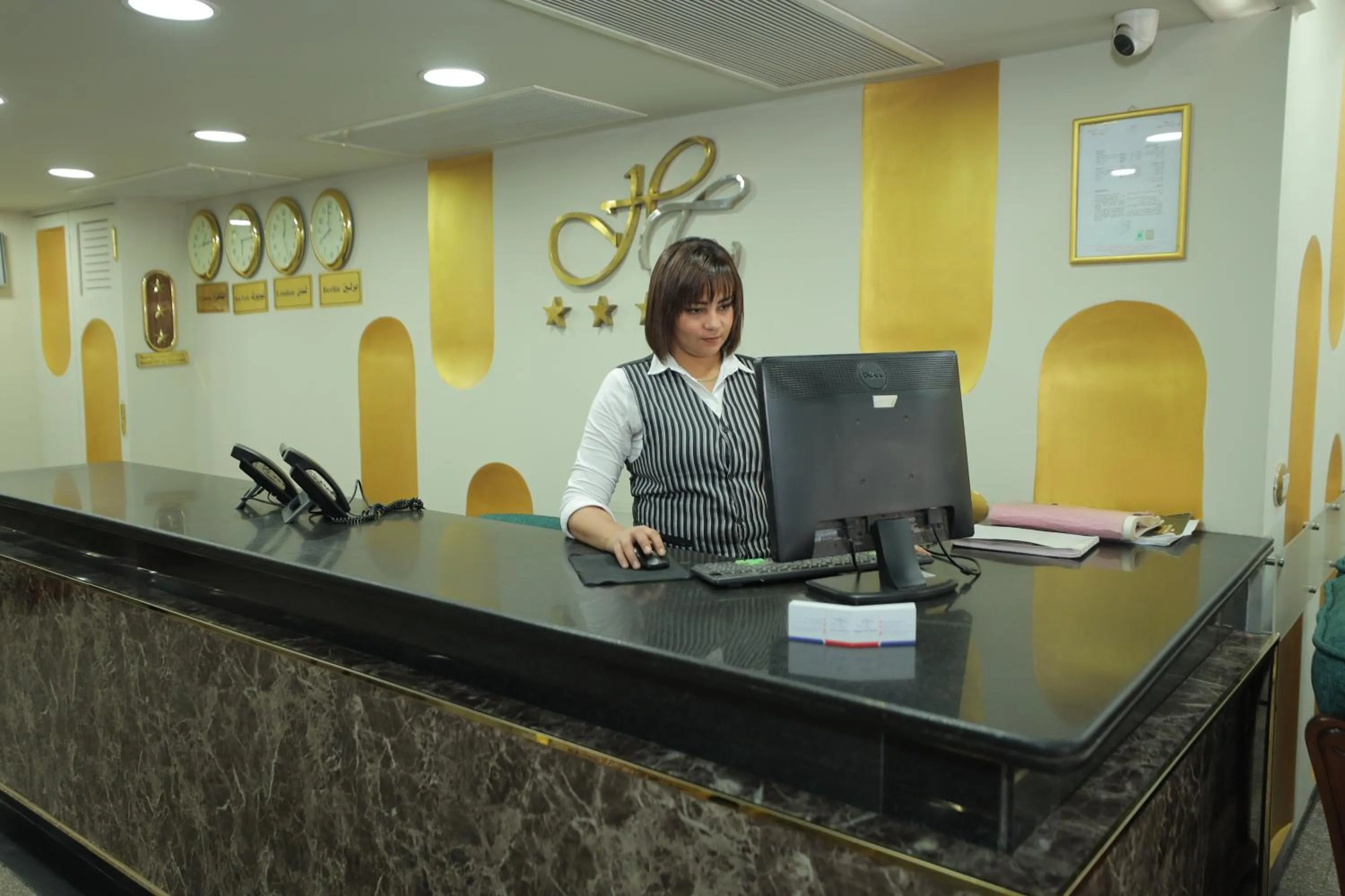 Lobby or reception in Happy City Hotel