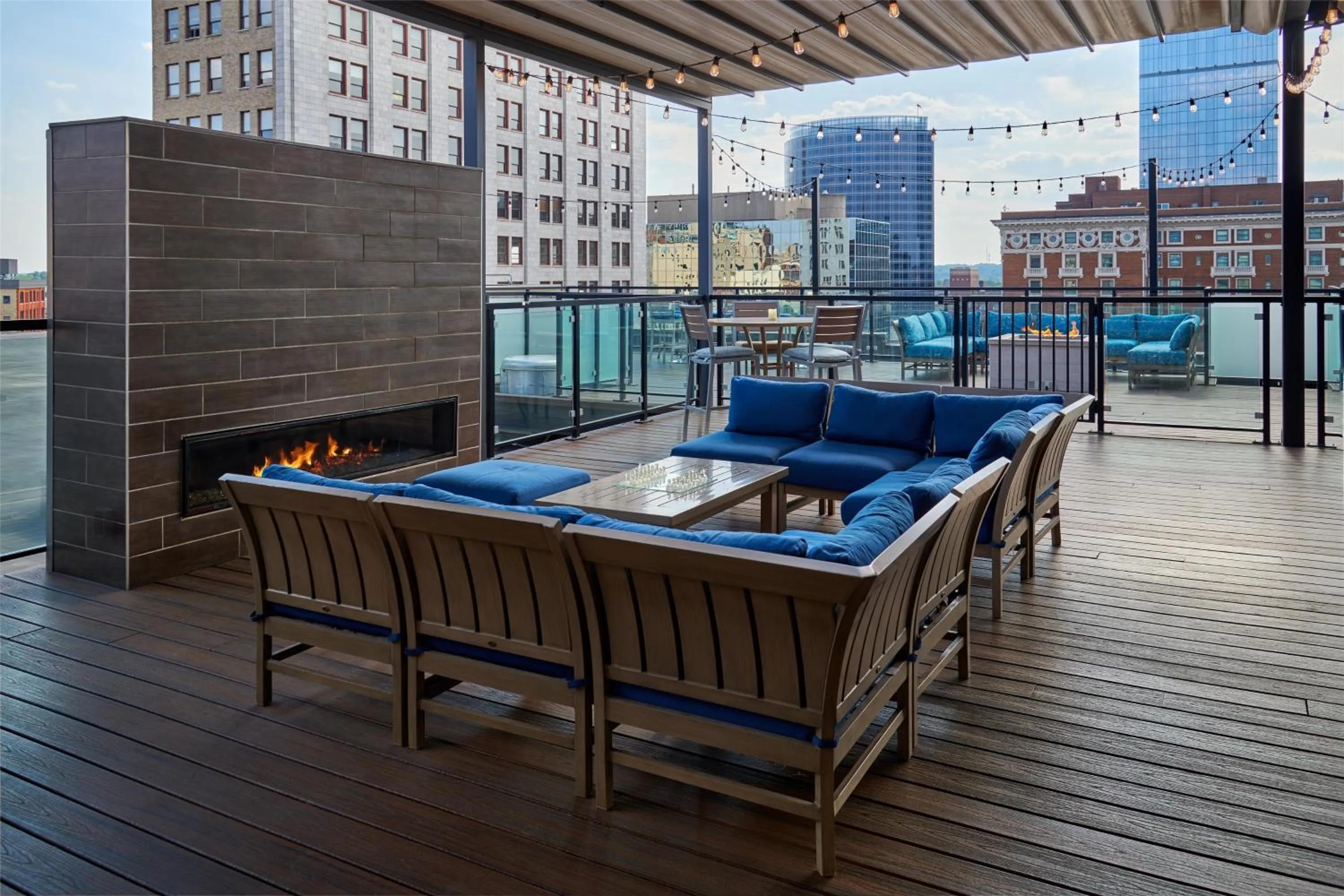 Patio in Homewood Suites by Hilton Grand Rapids Downtown