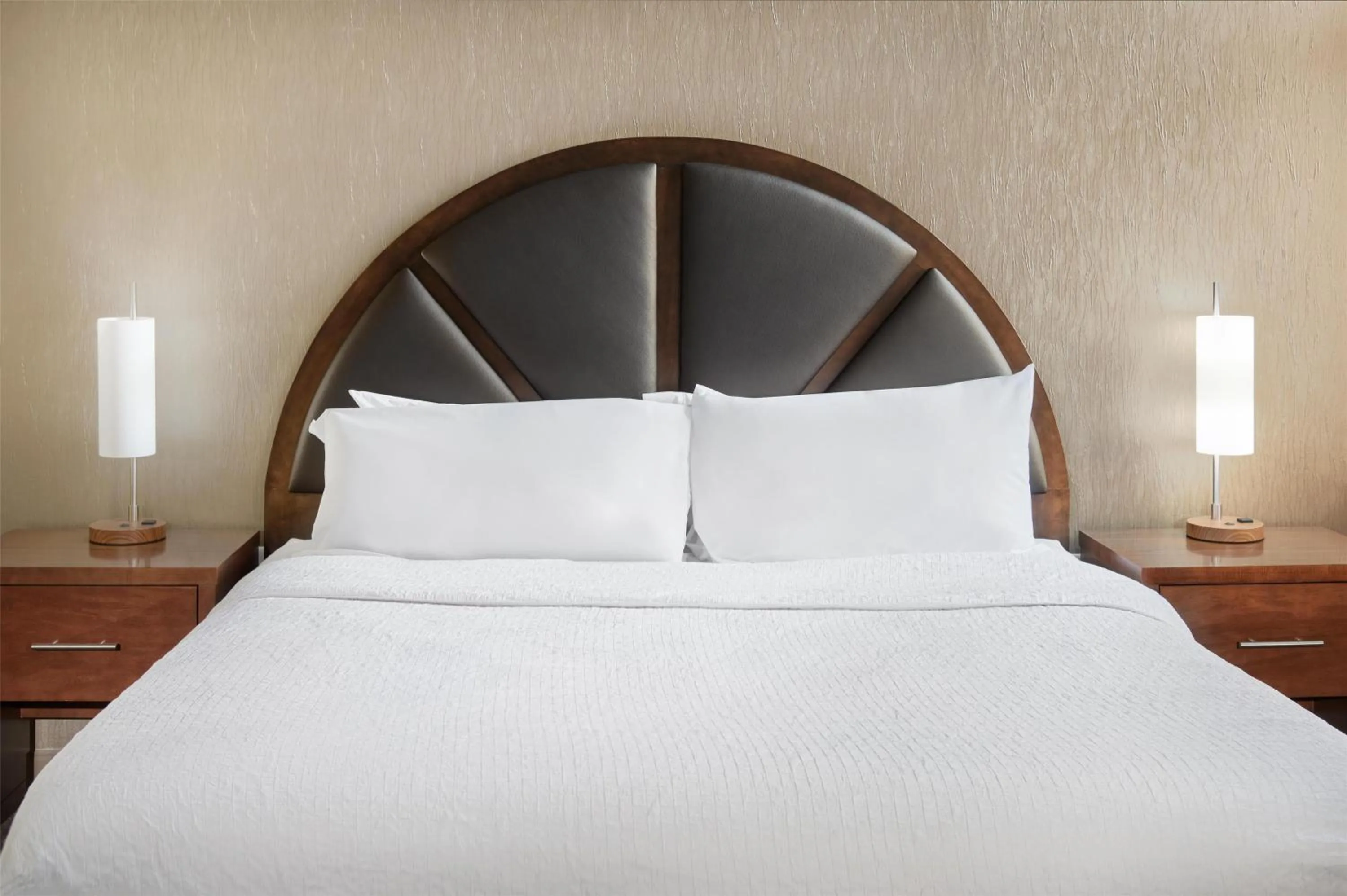 Bed in Homewood Suites by Hilton Grand Rapids Downtown