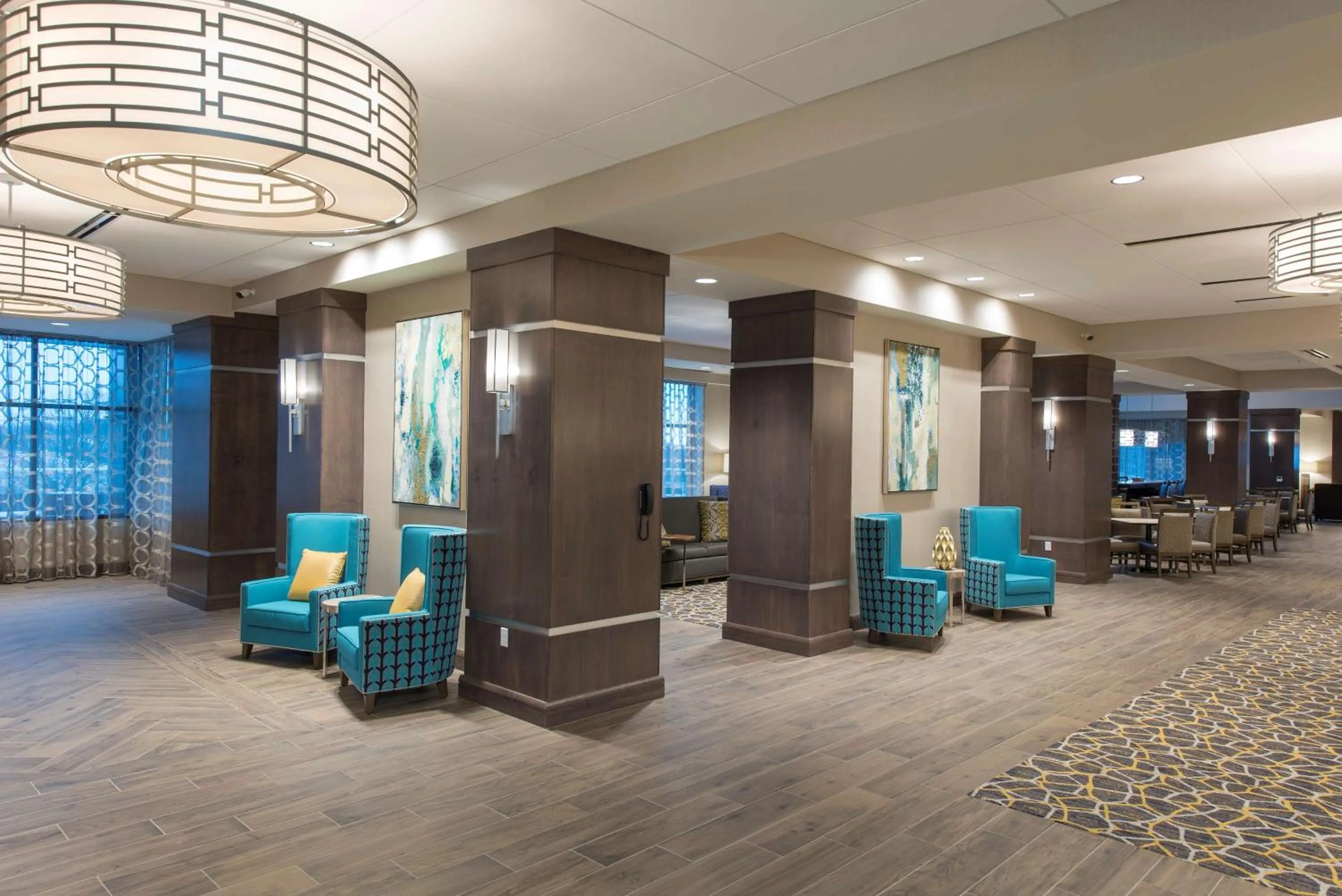 Lobby or reception in Hampton Inn & Suites Grand Rapids Downtown