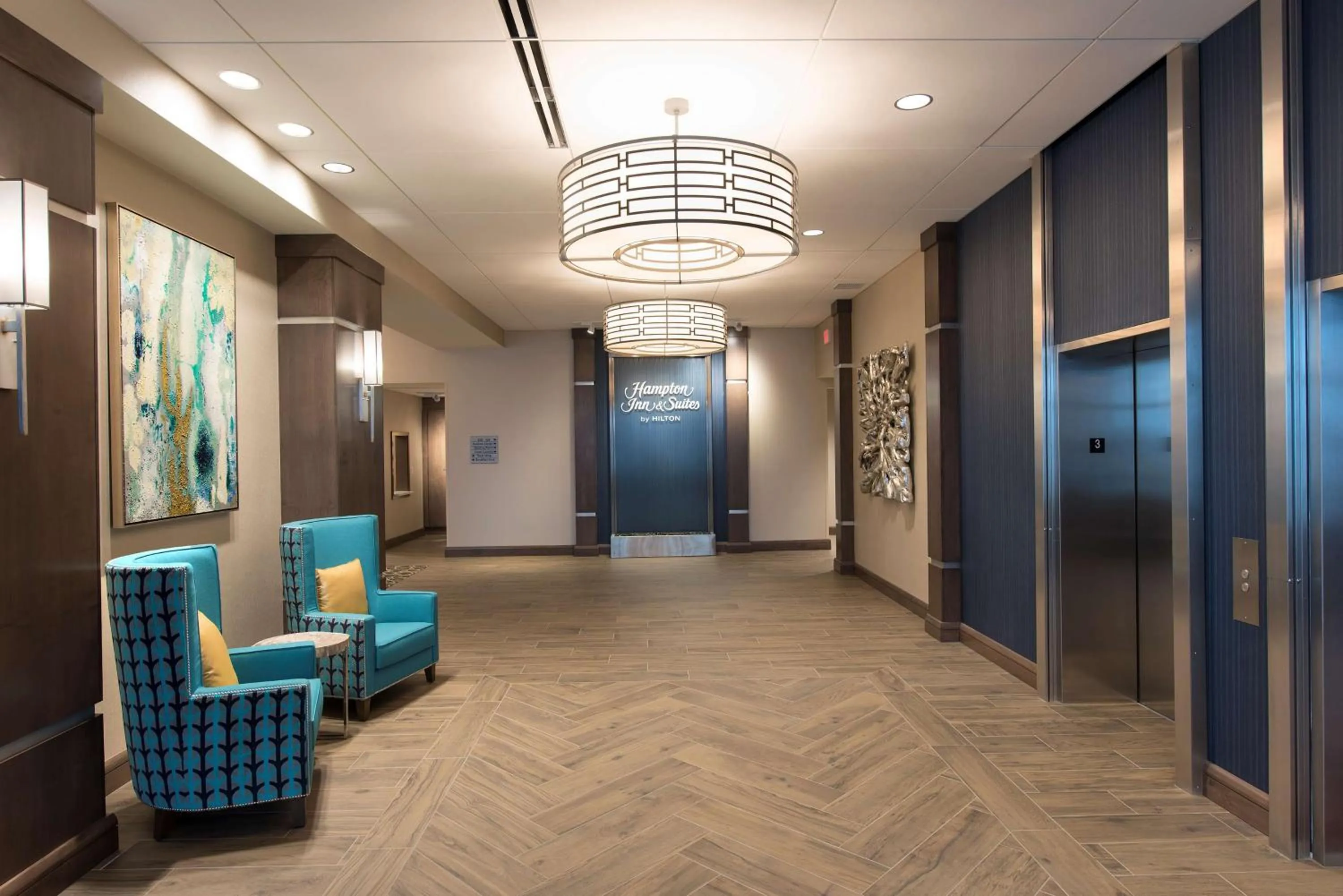 Lobby or reception in Hampton Inn & Suites Grand Rapids Downtown