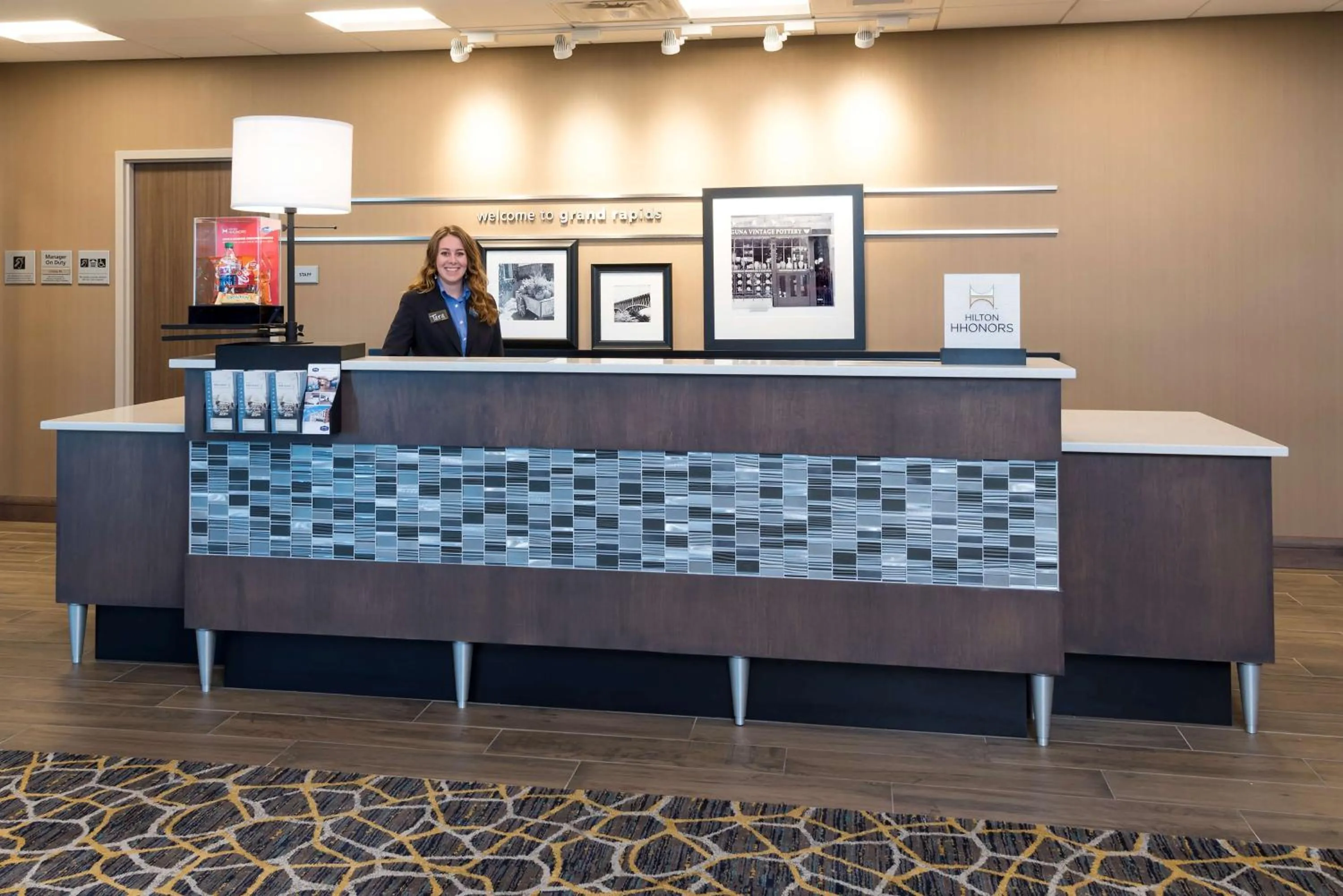 Lobby or reception in Hampton Inn & Suites Grand Rapids Downtown