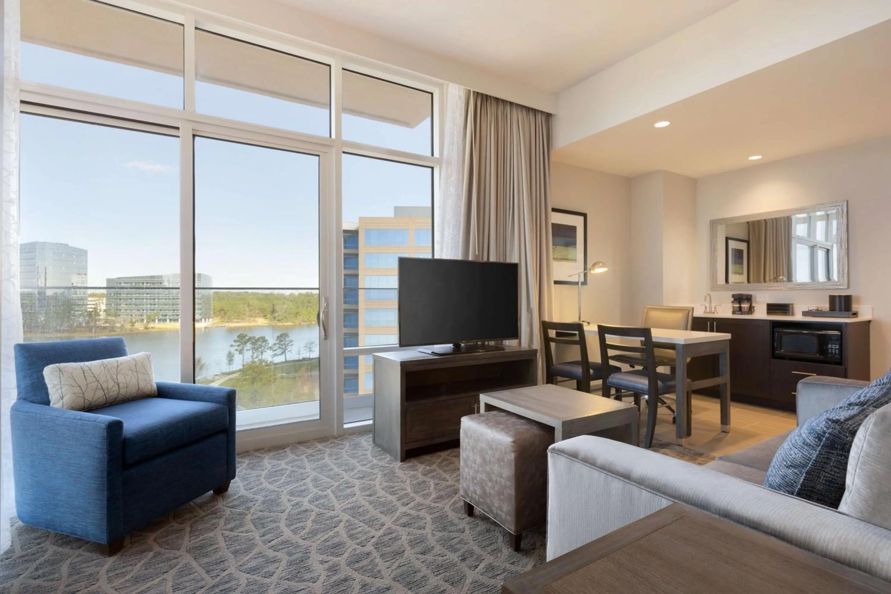 Living room in Embassy Suites by Hilton The Woodlands