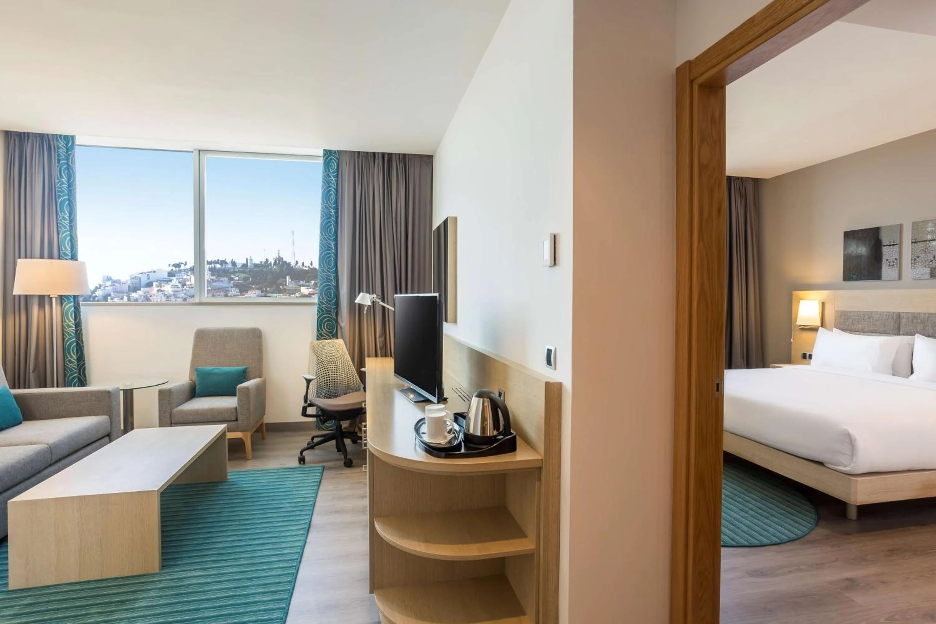 Bed in Hilton Garden Inn Tanger City Center