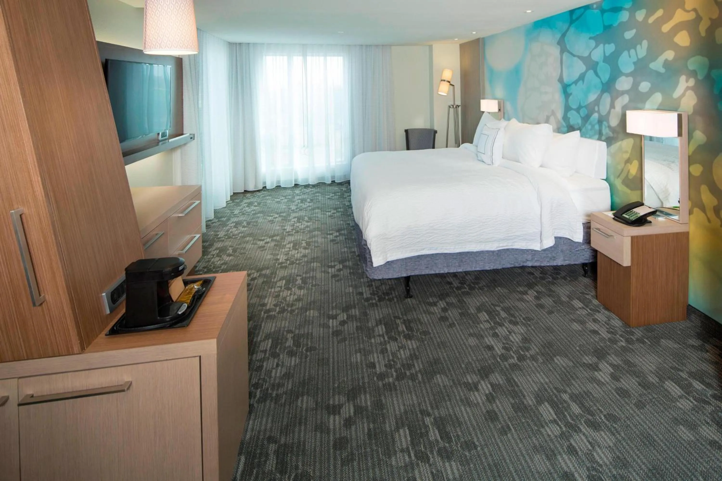 Photo of the whole room, Bed in Courtyard by Marriott Dallas Midlothian at Midlothian Conference Center