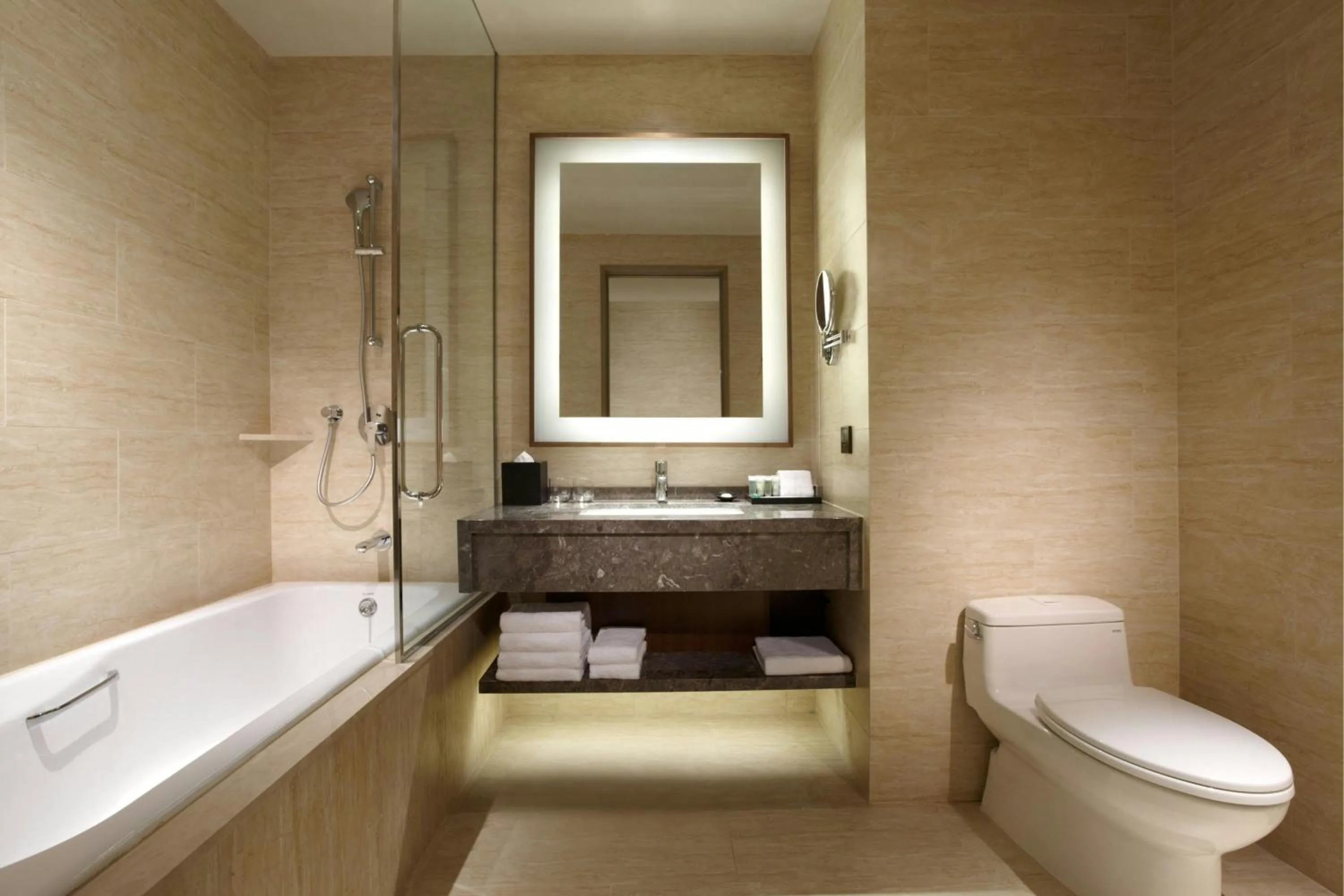 Bathroom in Courtyard by Marriott Taipei