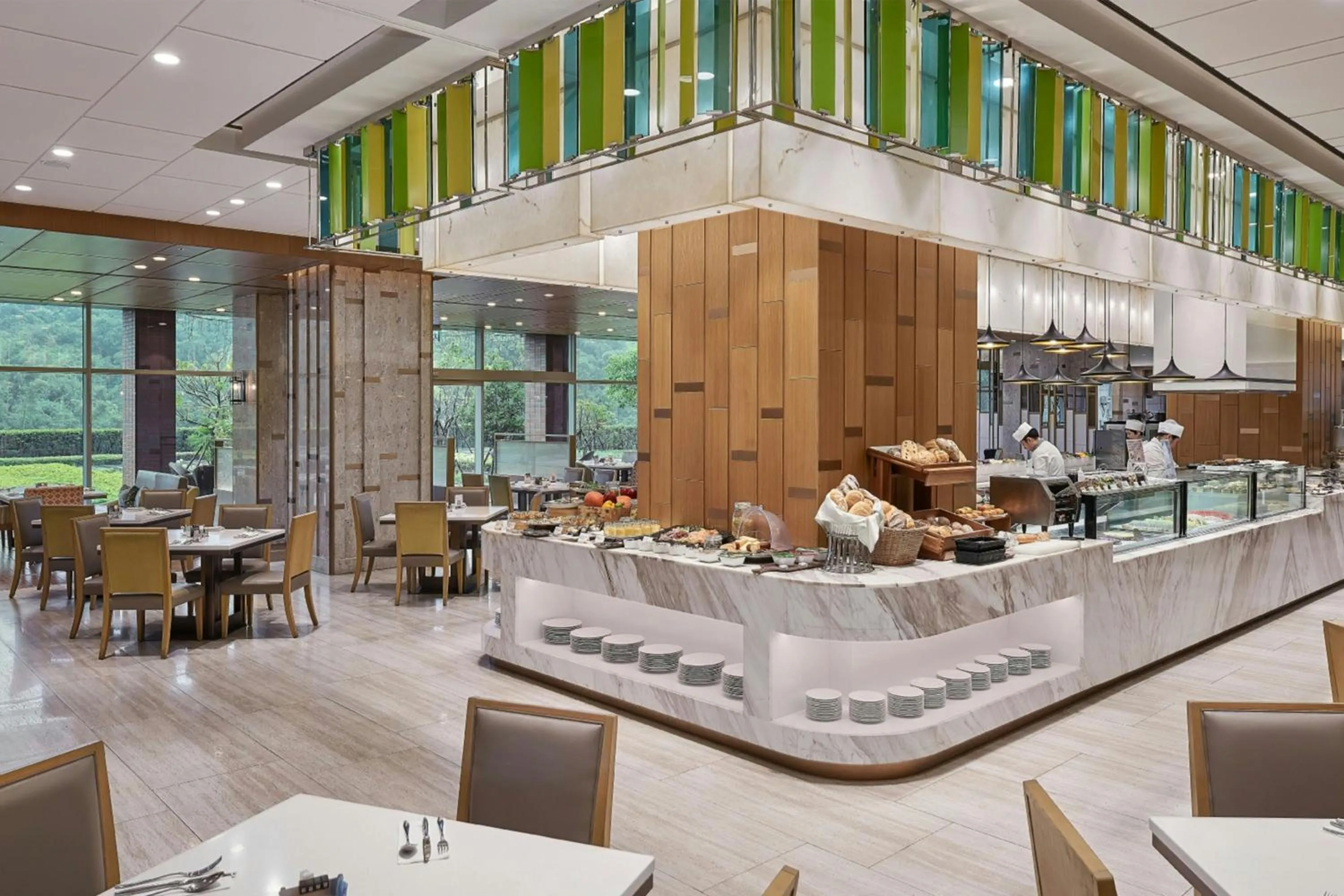 Restaurant/places to eat in Courtyard by Marriott Taipei