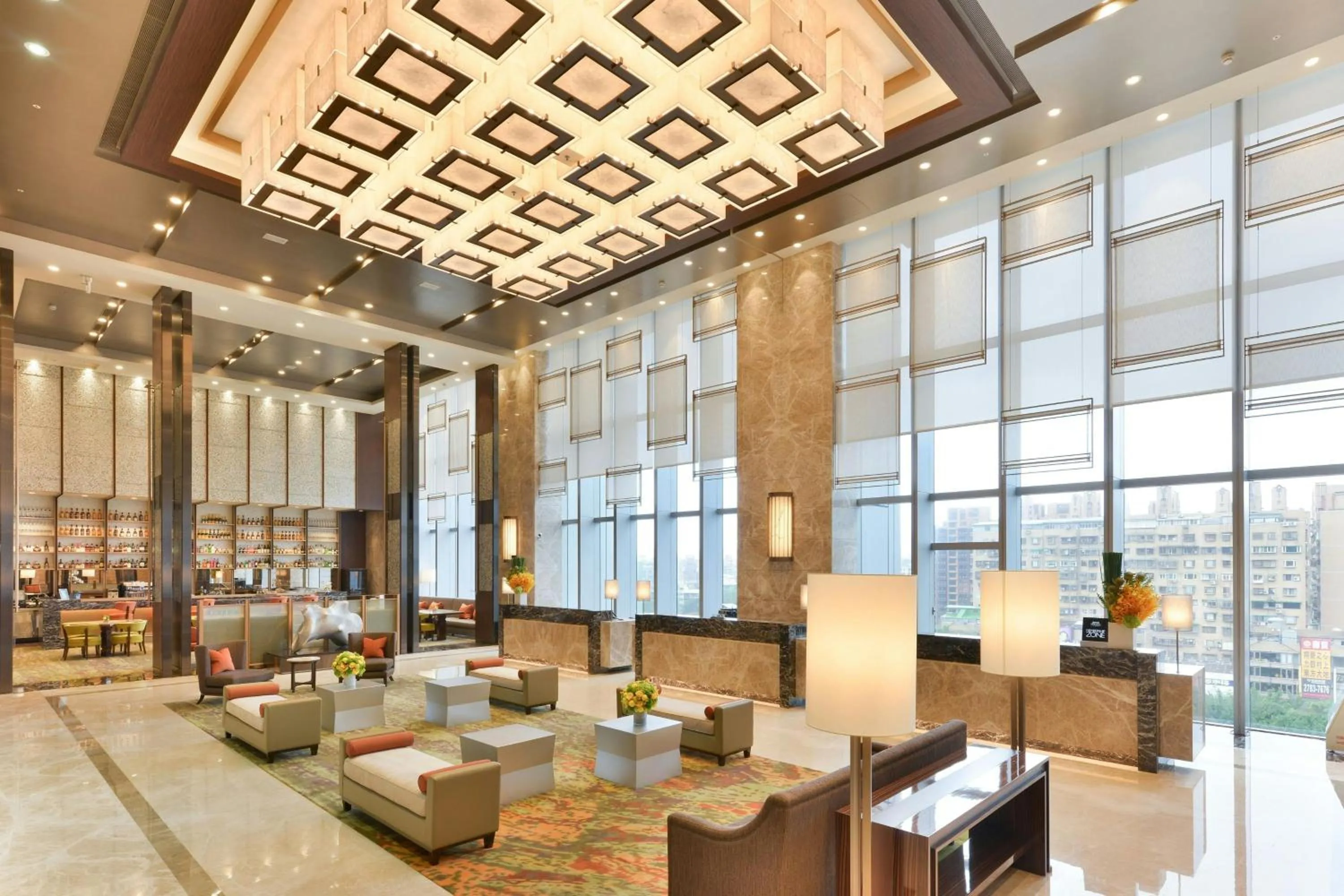 Lobby or reception in Courtyard by Marriott Taipei