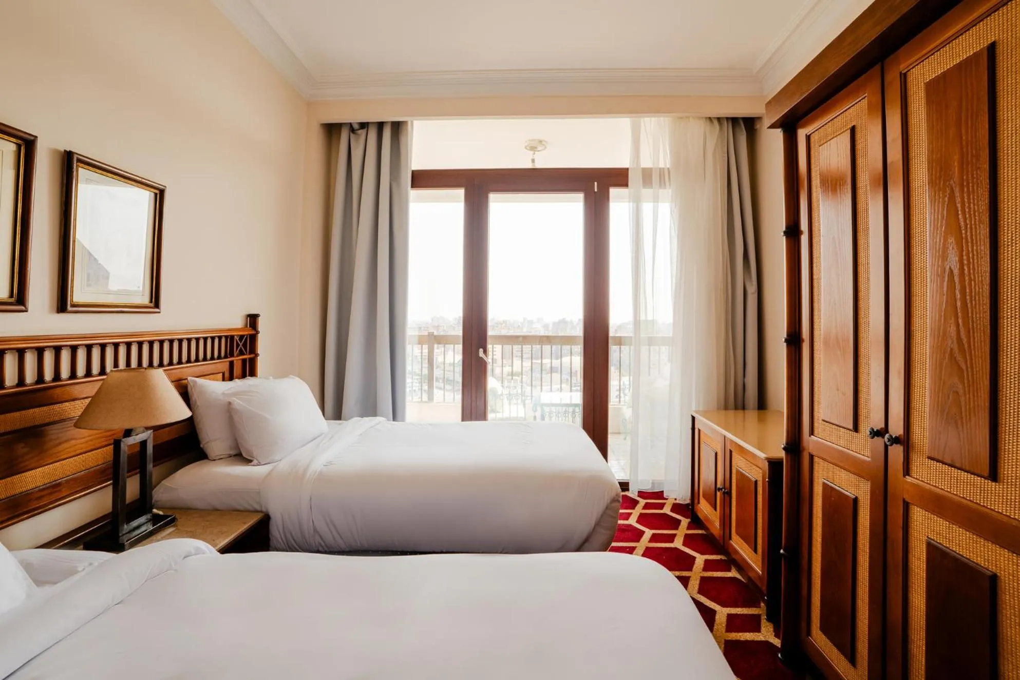 Bed in Om Kolthoom Hotel