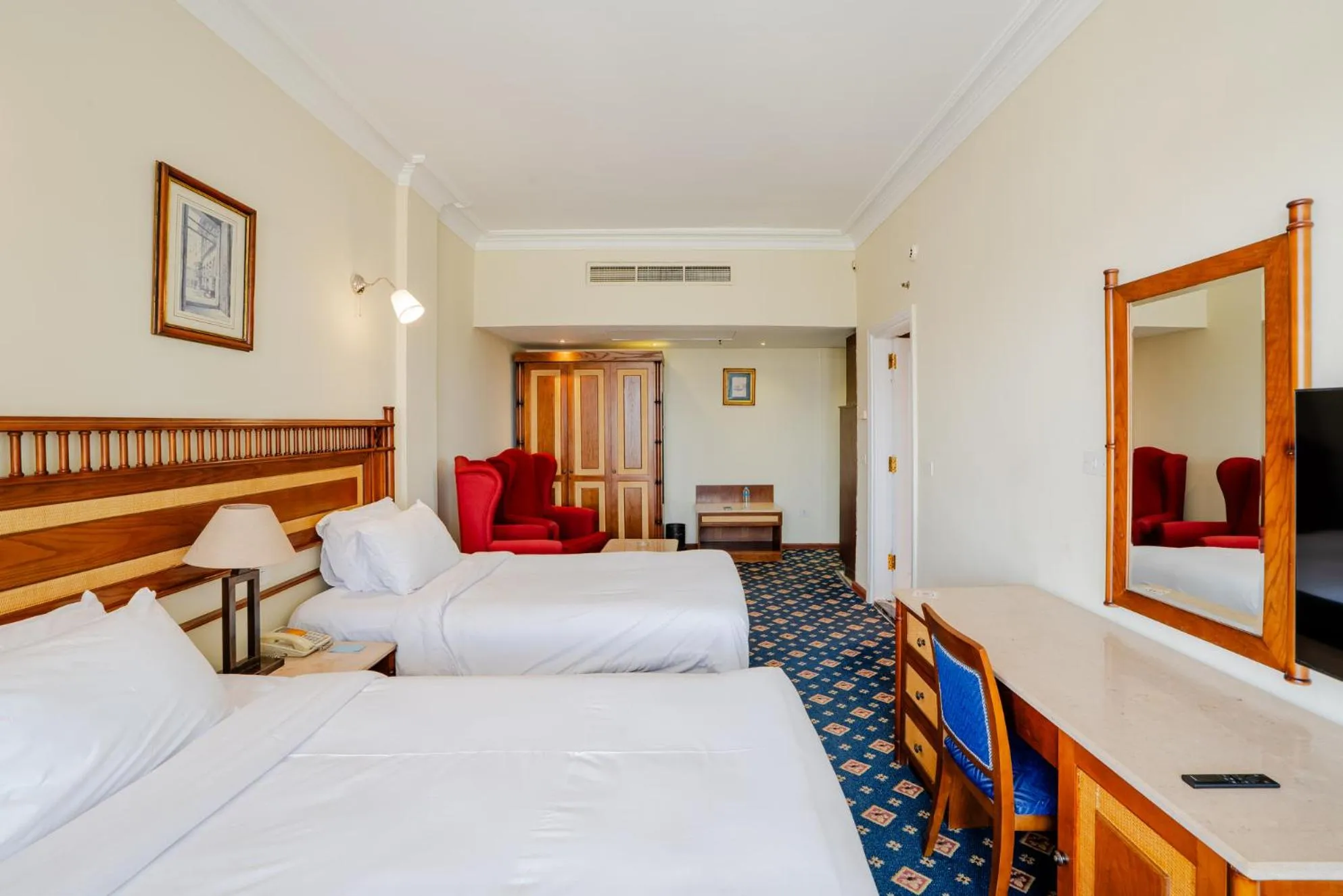 Bed in Om Kolthoom Hotel