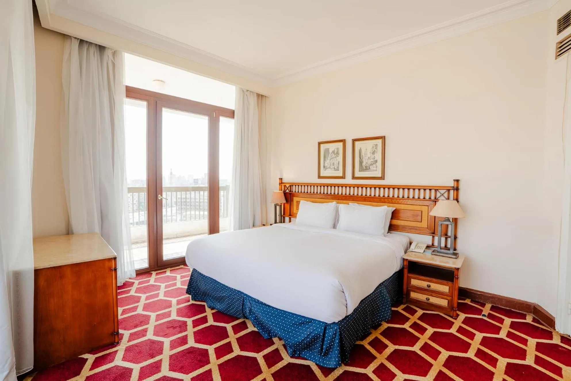 Bed in Om Kolthoom Hotel