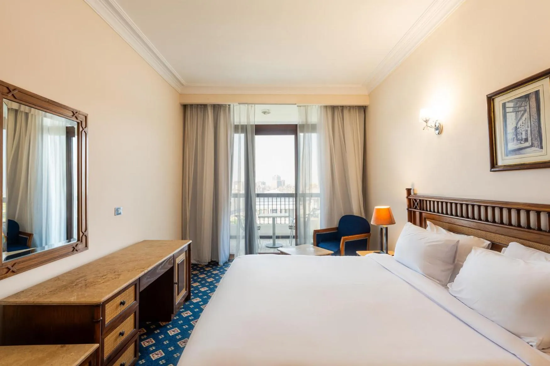 Bed in Om Kolthoom Hotel