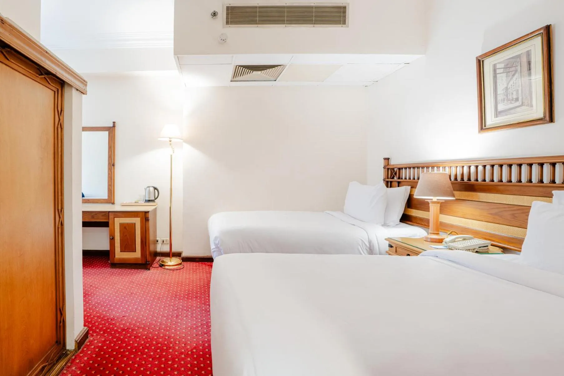 Bed in Om Kolthoom Hotel