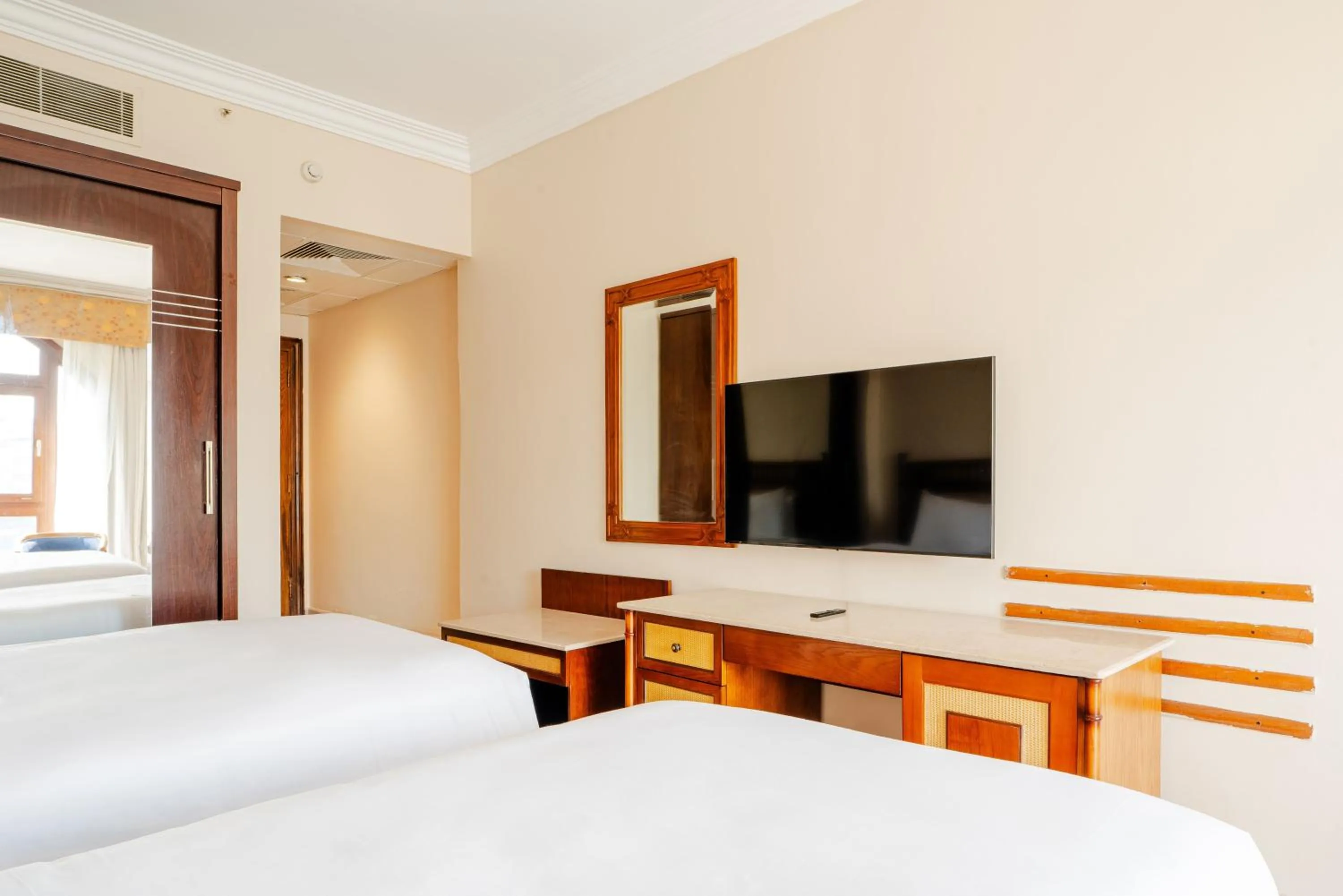 Bed in Om Kolthoom Hotel