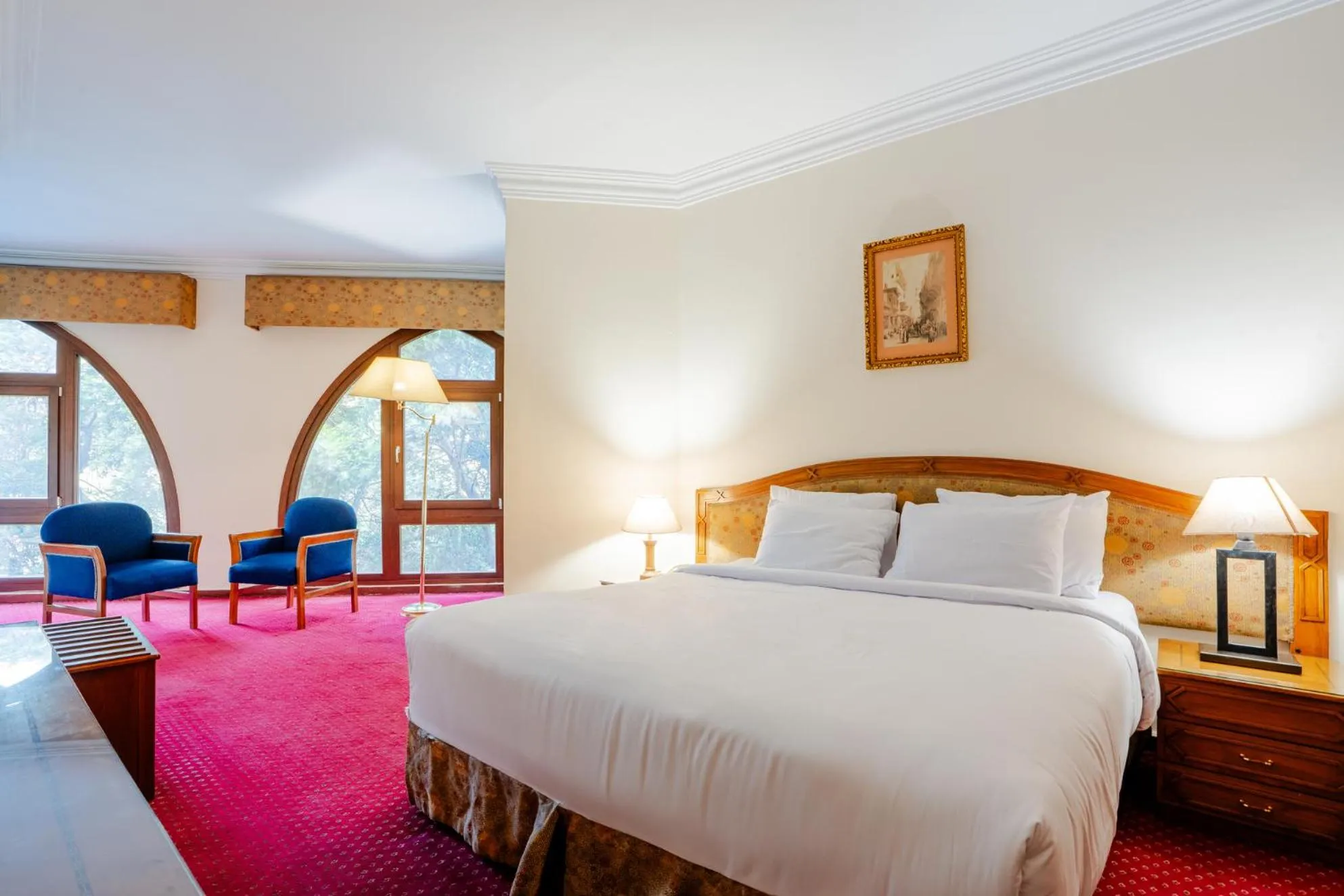 Bed in Om Kolthoom Hotel