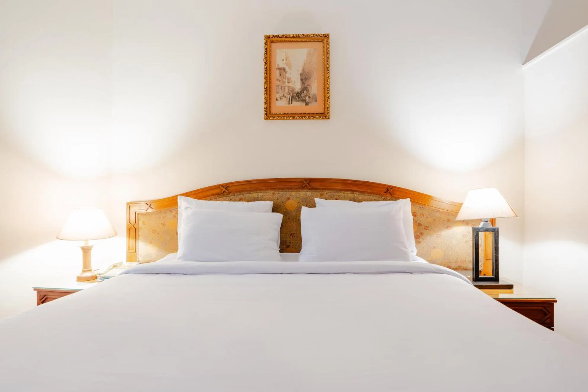 Bed in Om Kolthoom Hotel