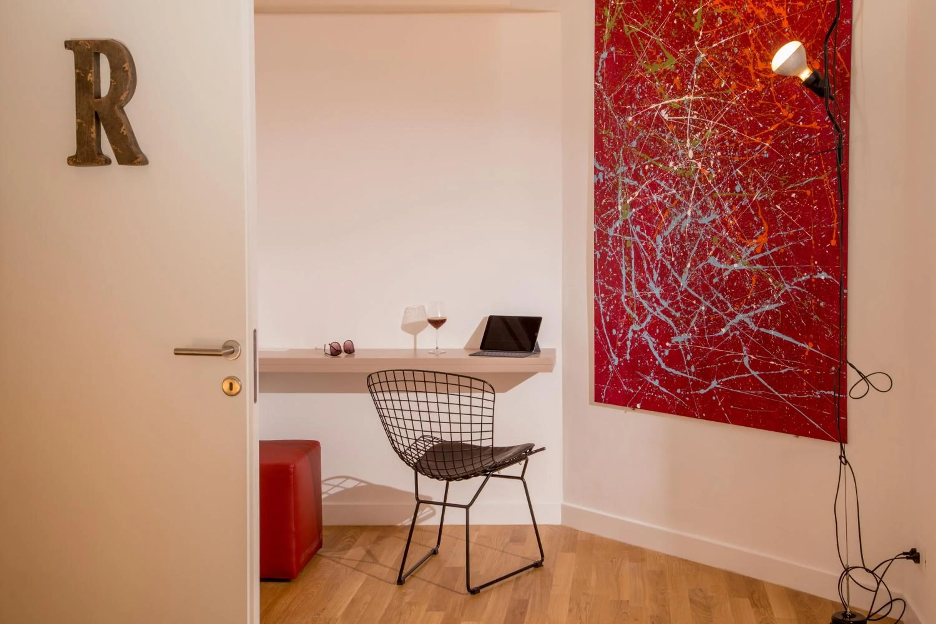 Decorative detail in Belli36rooms near Spanish step and Vatican City