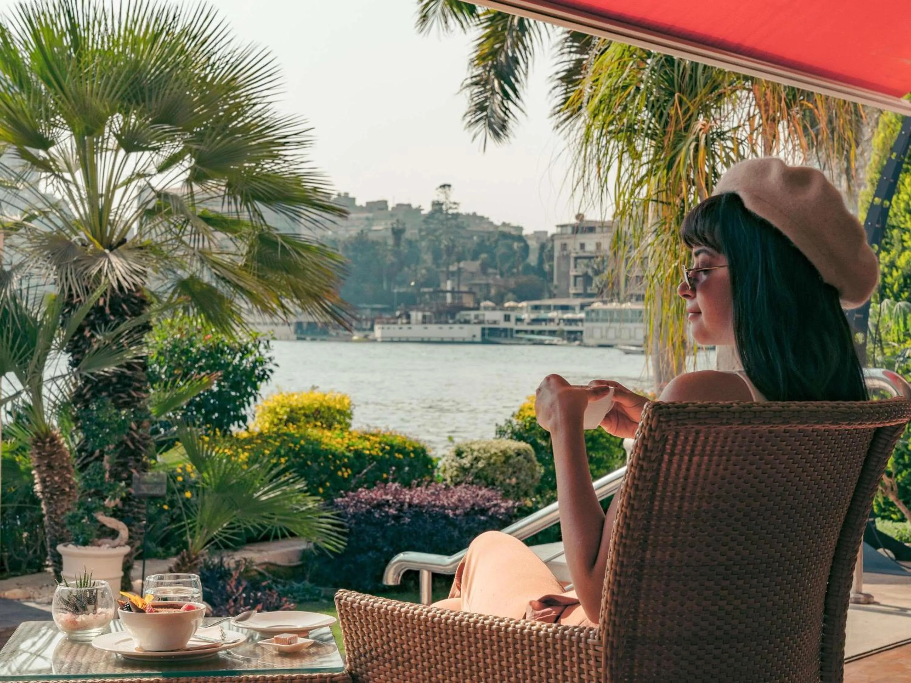 Lounge or bar in Sofitel Cairo Nile El Gezirah