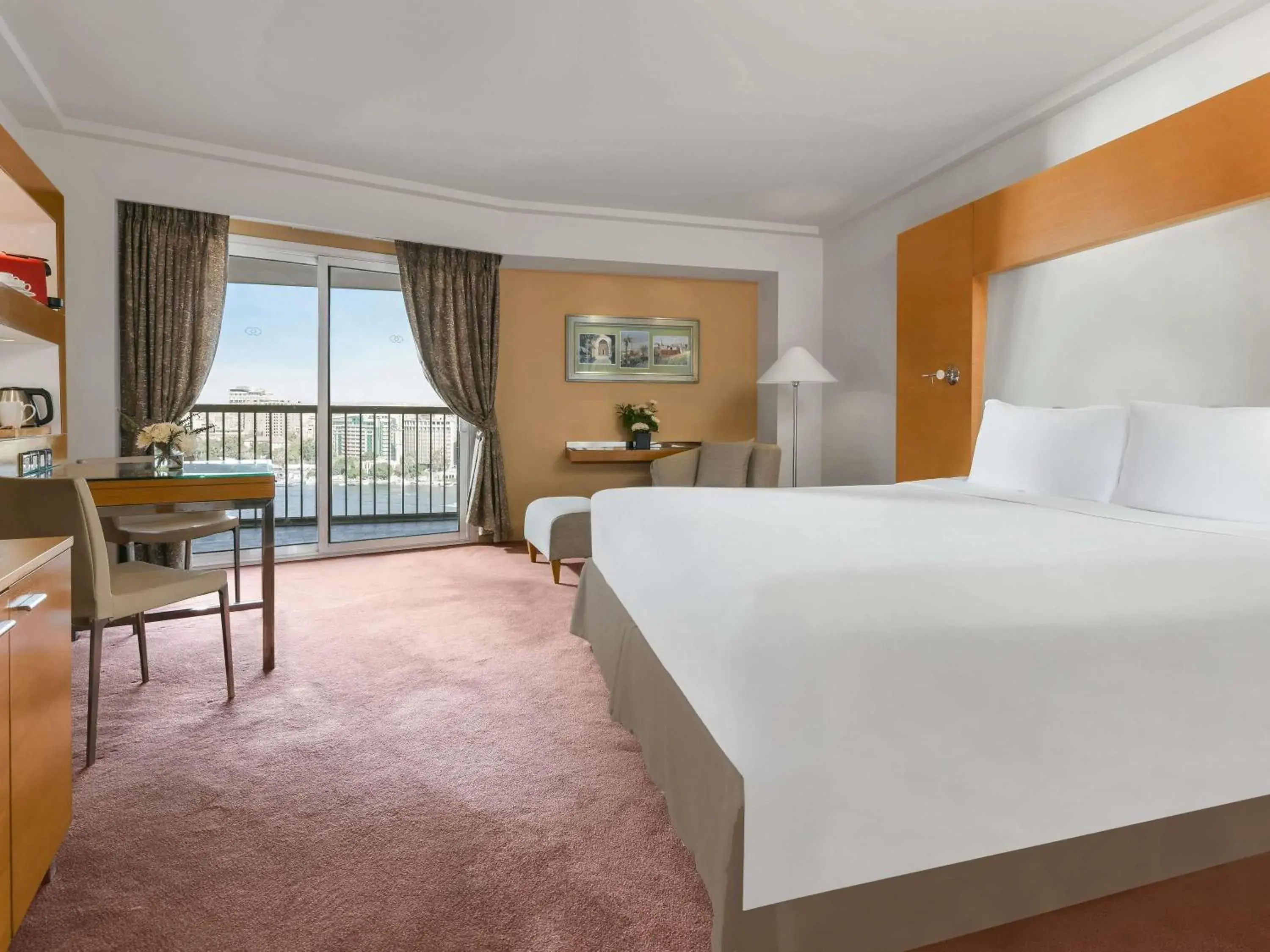 Luxury King Room with Club Millesime Access and Full Nile View in Sofitel Cairo Nile El Gezirah Luxury King Room with Club Millesime Access and Full Nile View in Sofitel Cairo Nile El Gezirah