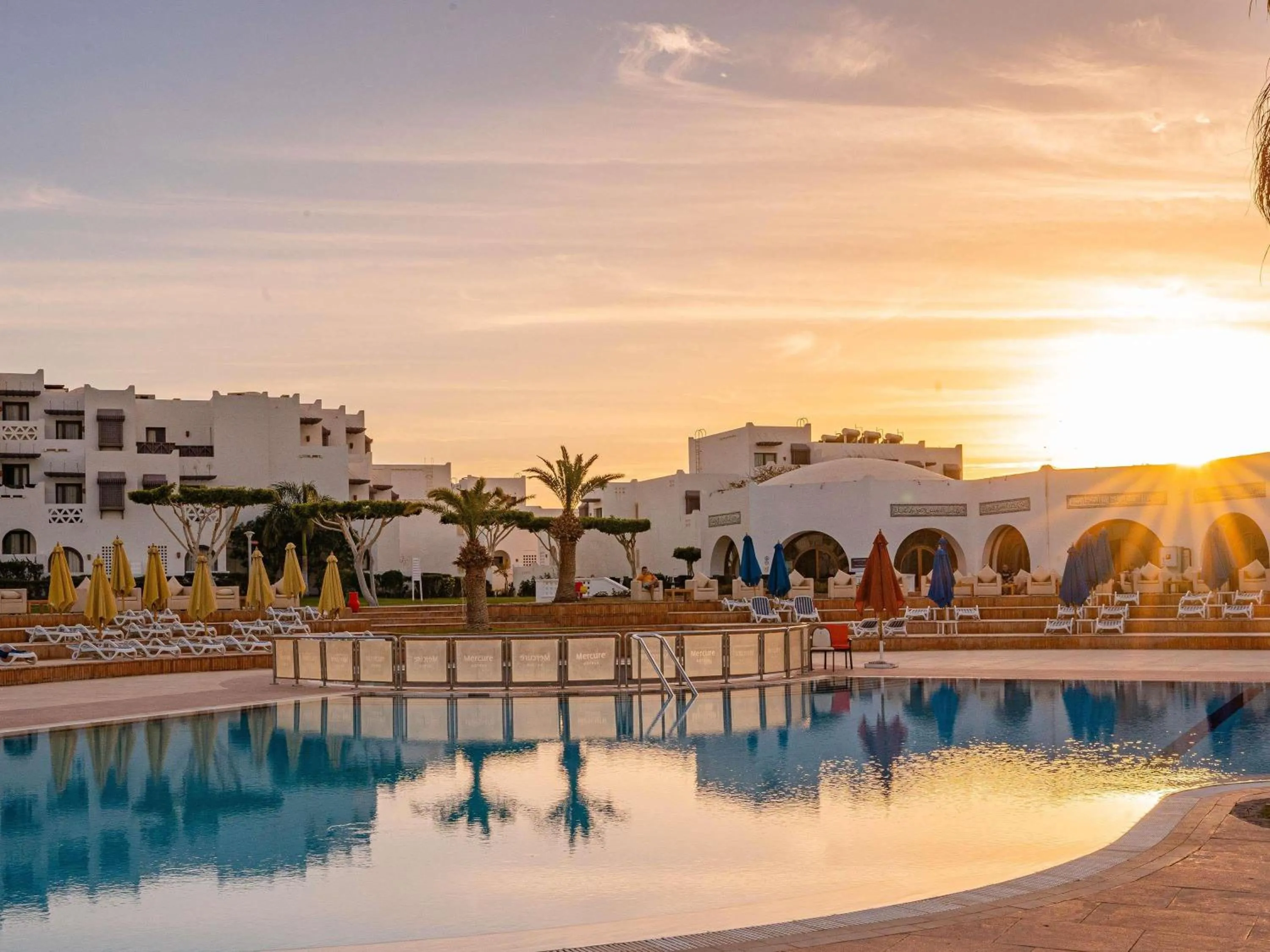 Pool view in Mercure Hurghada Hotel