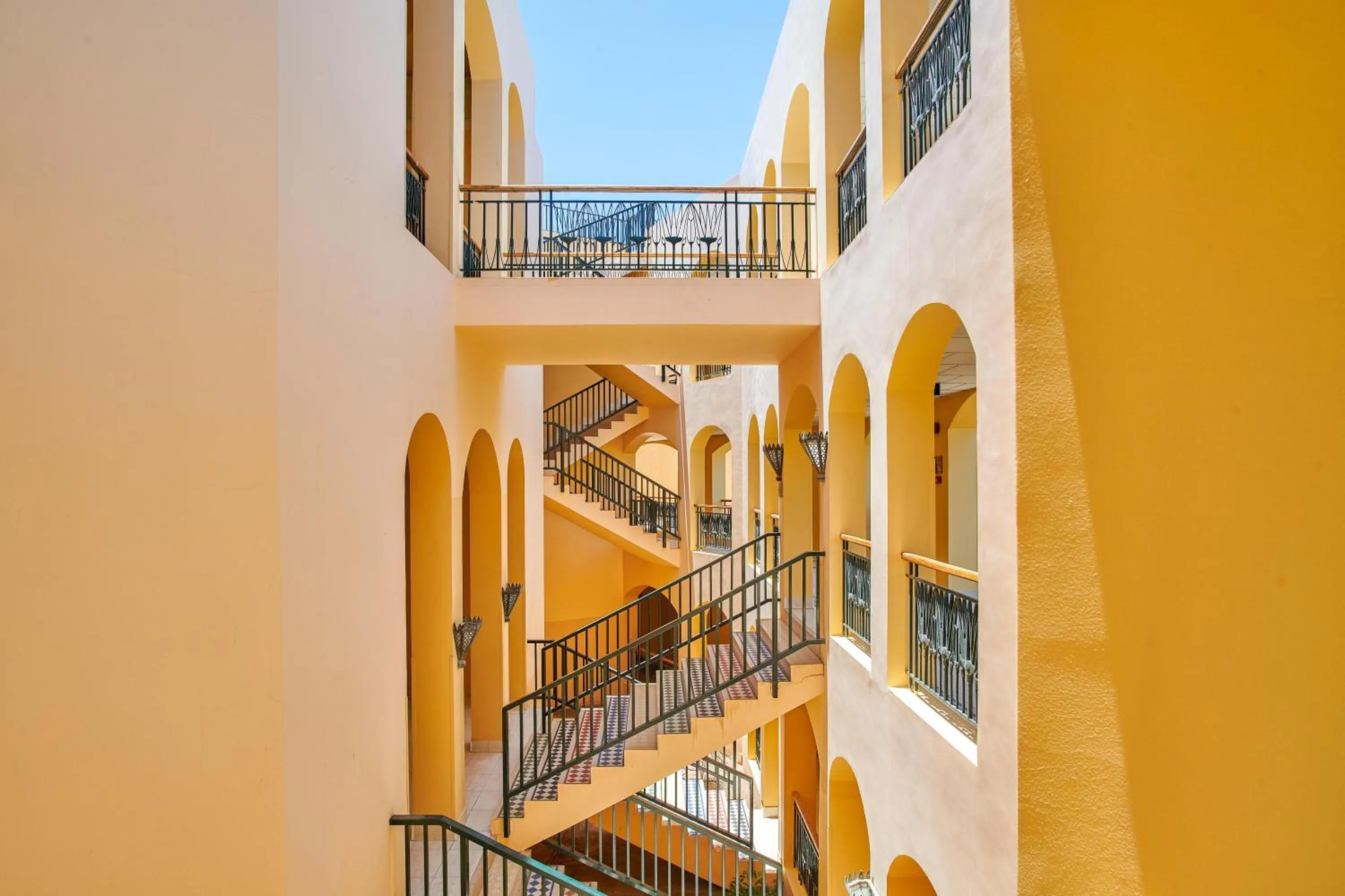 Property building in Mosaique Beach Resort Taba Heights