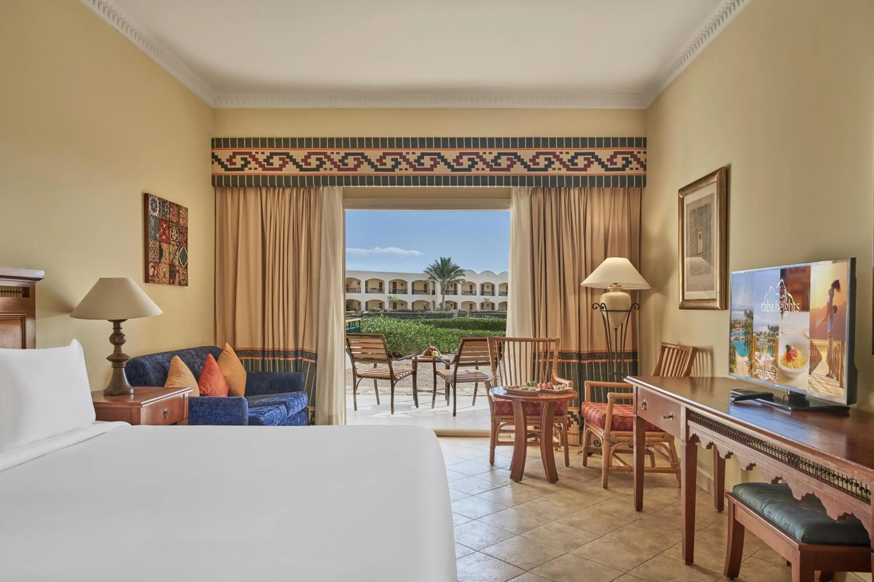 Bed in Mosaique Beach Resort Taba Heights