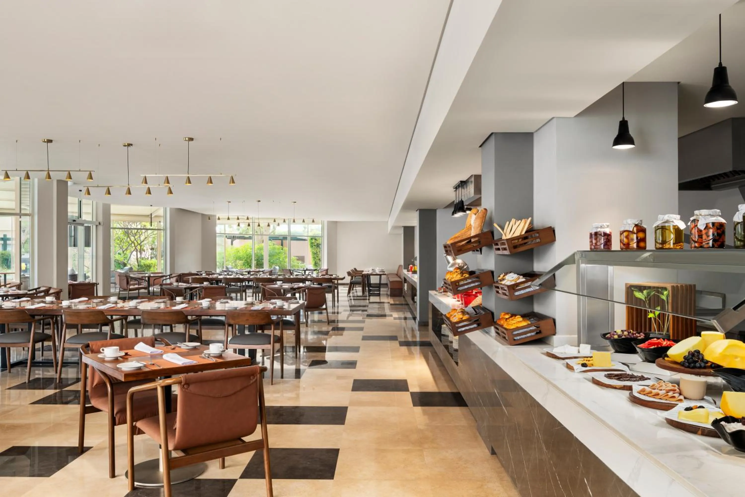 Buffet breakfast in Novotel Cairo 6th Of October