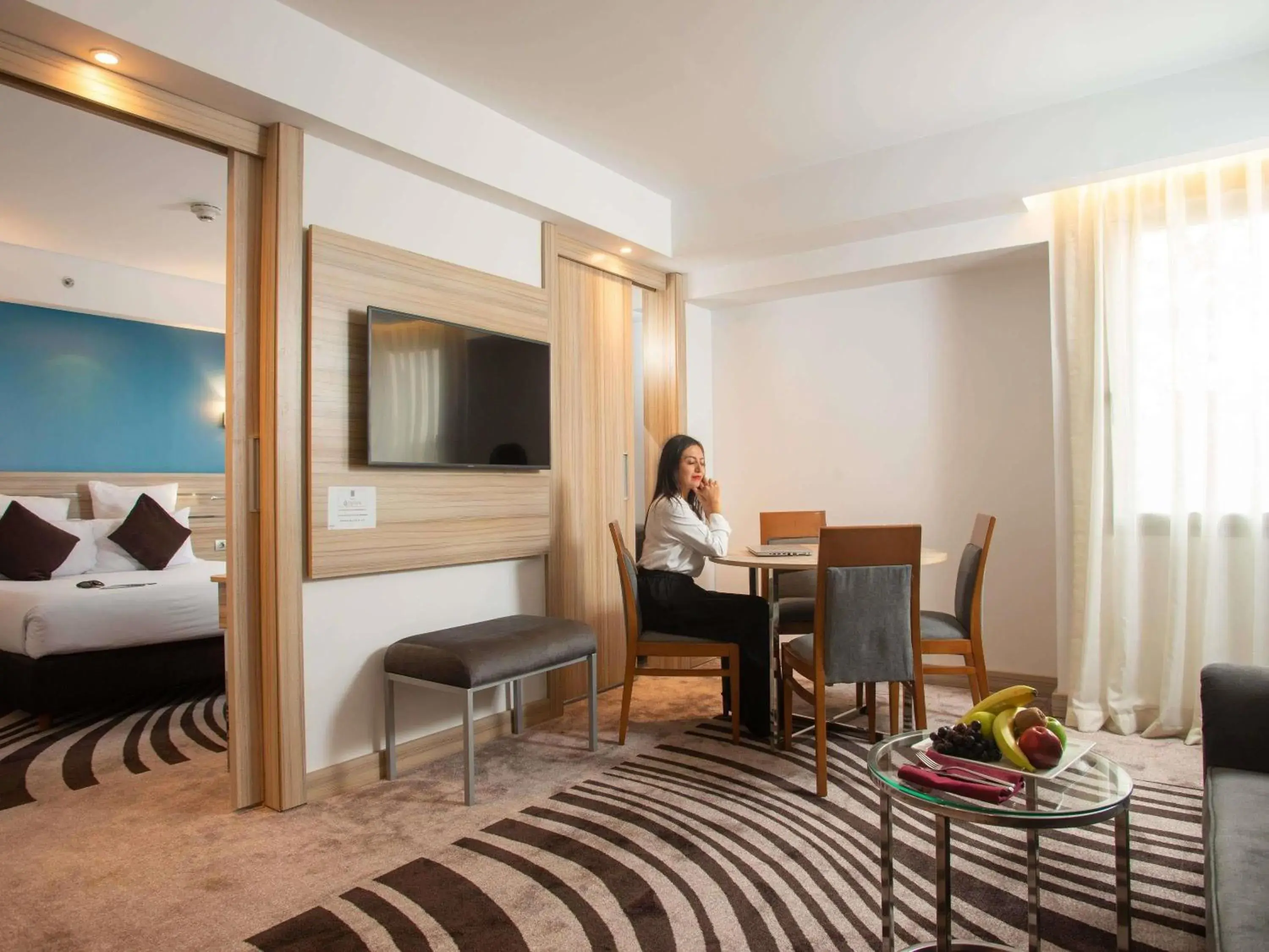 King Suite with Sofa in Novotel Cairo Airport King Suite with Sofa in Novotel Cairo Airport