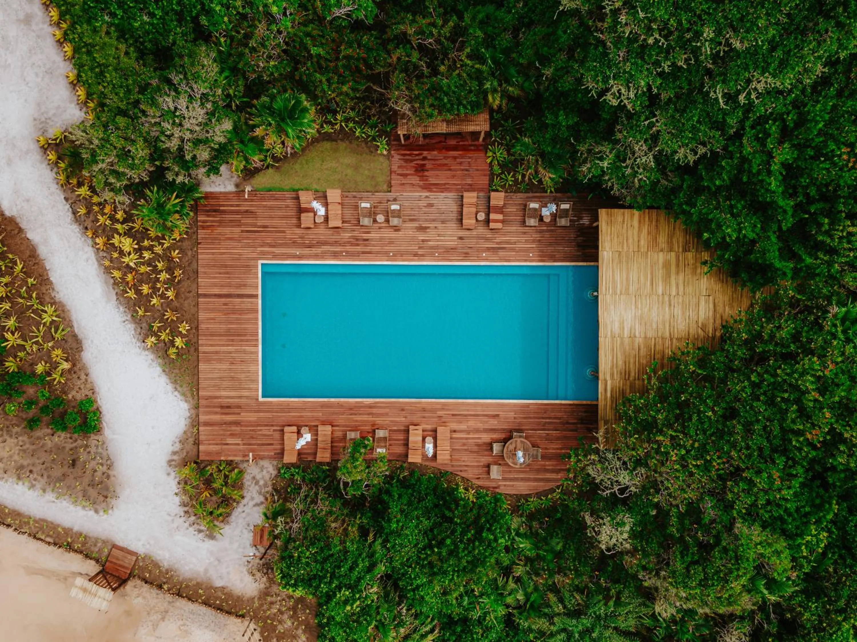 Swimming pool in Pousada Tutabel