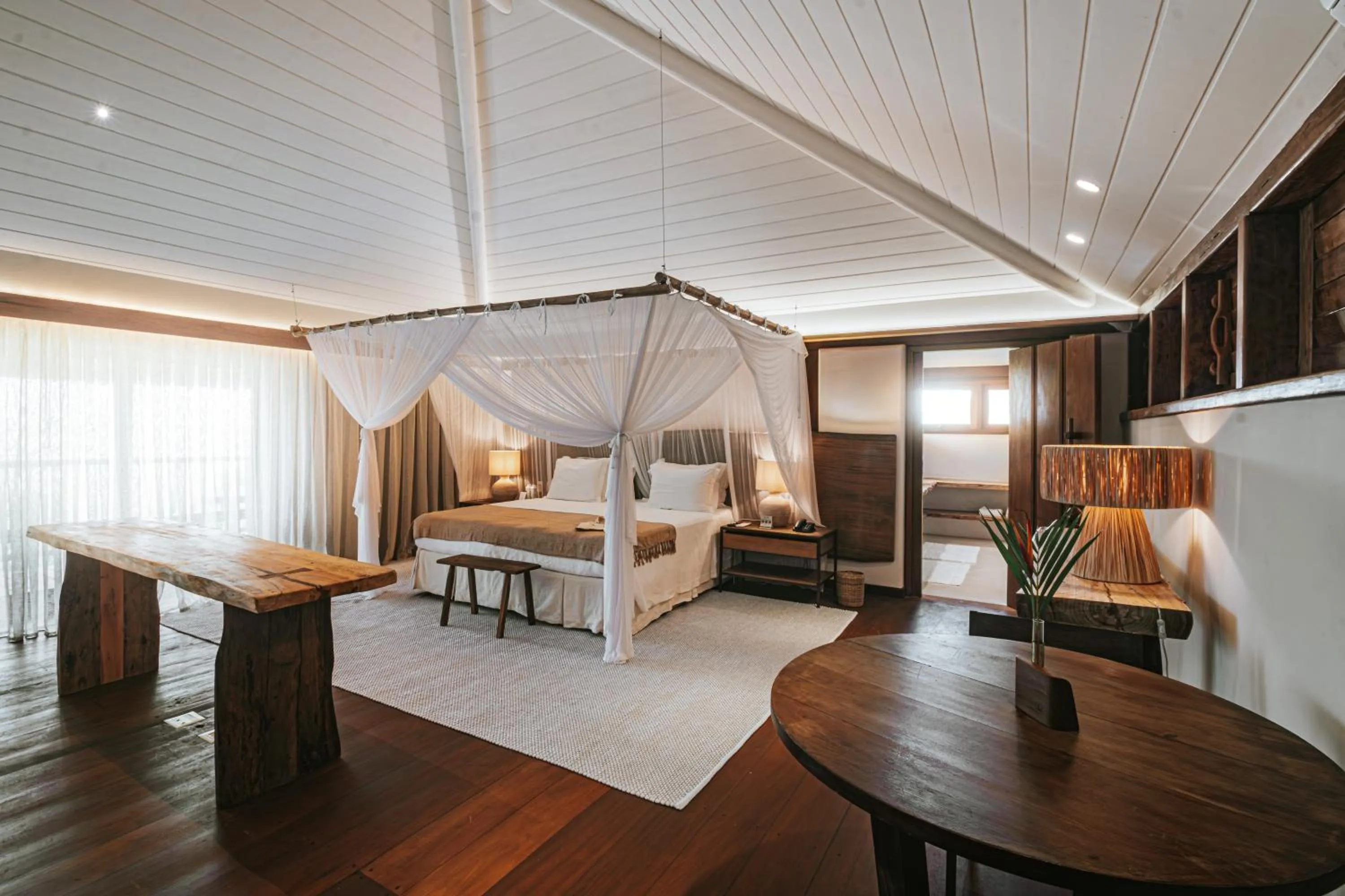 Bed in Pousada Tutabel