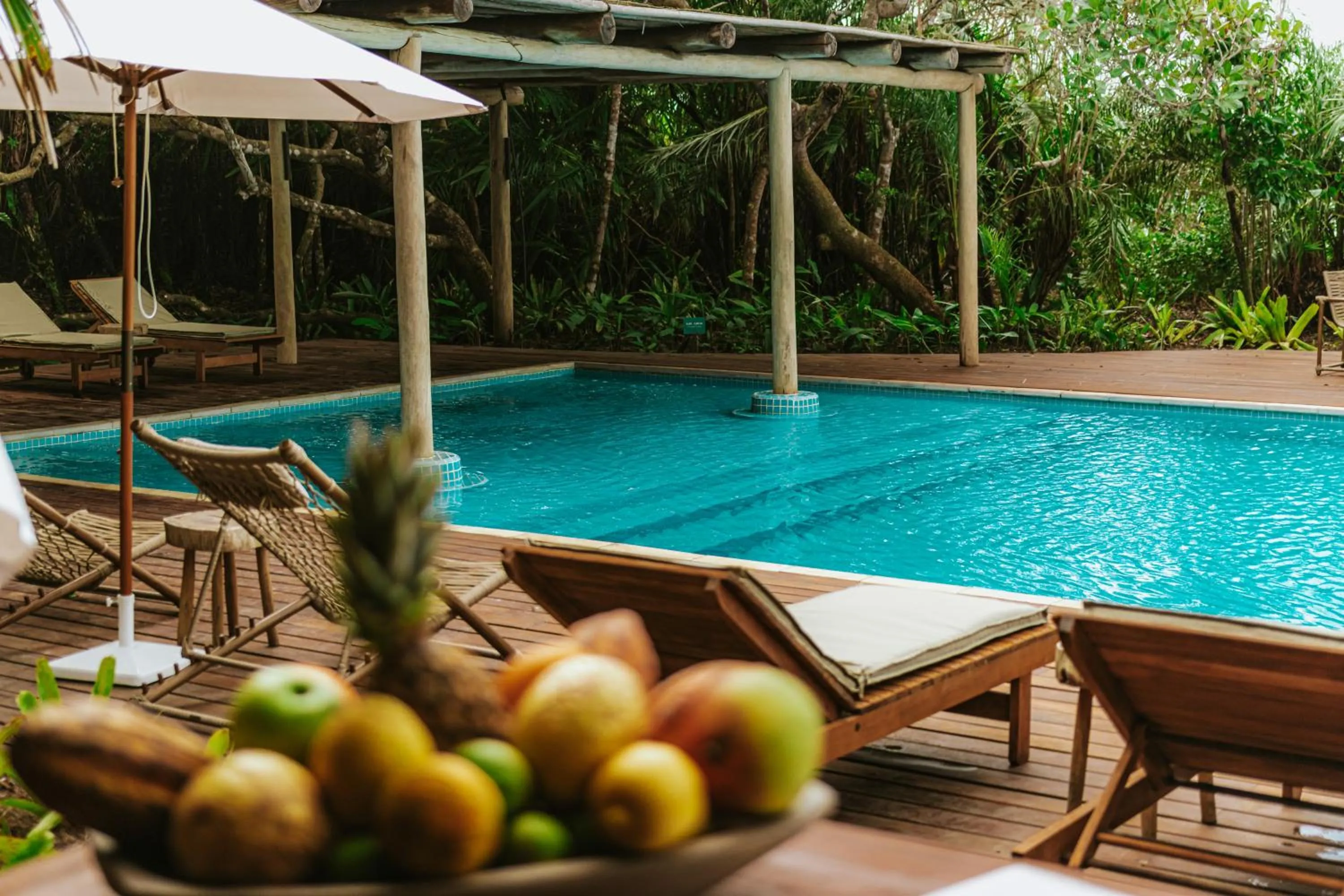 Swimming pool in Pousada Tutabel