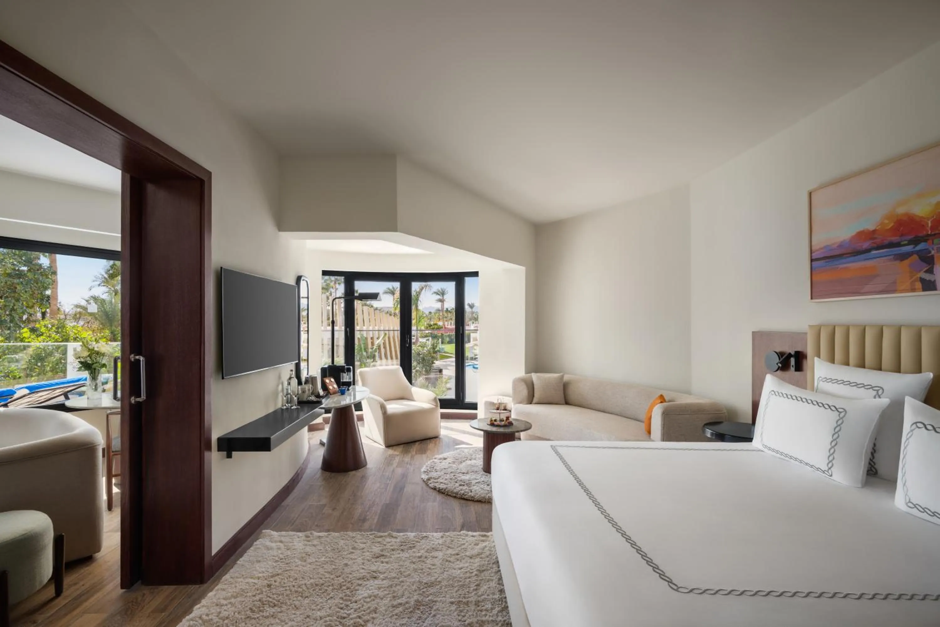 Bed in Hotel Novotel Sharm El-Sheikh