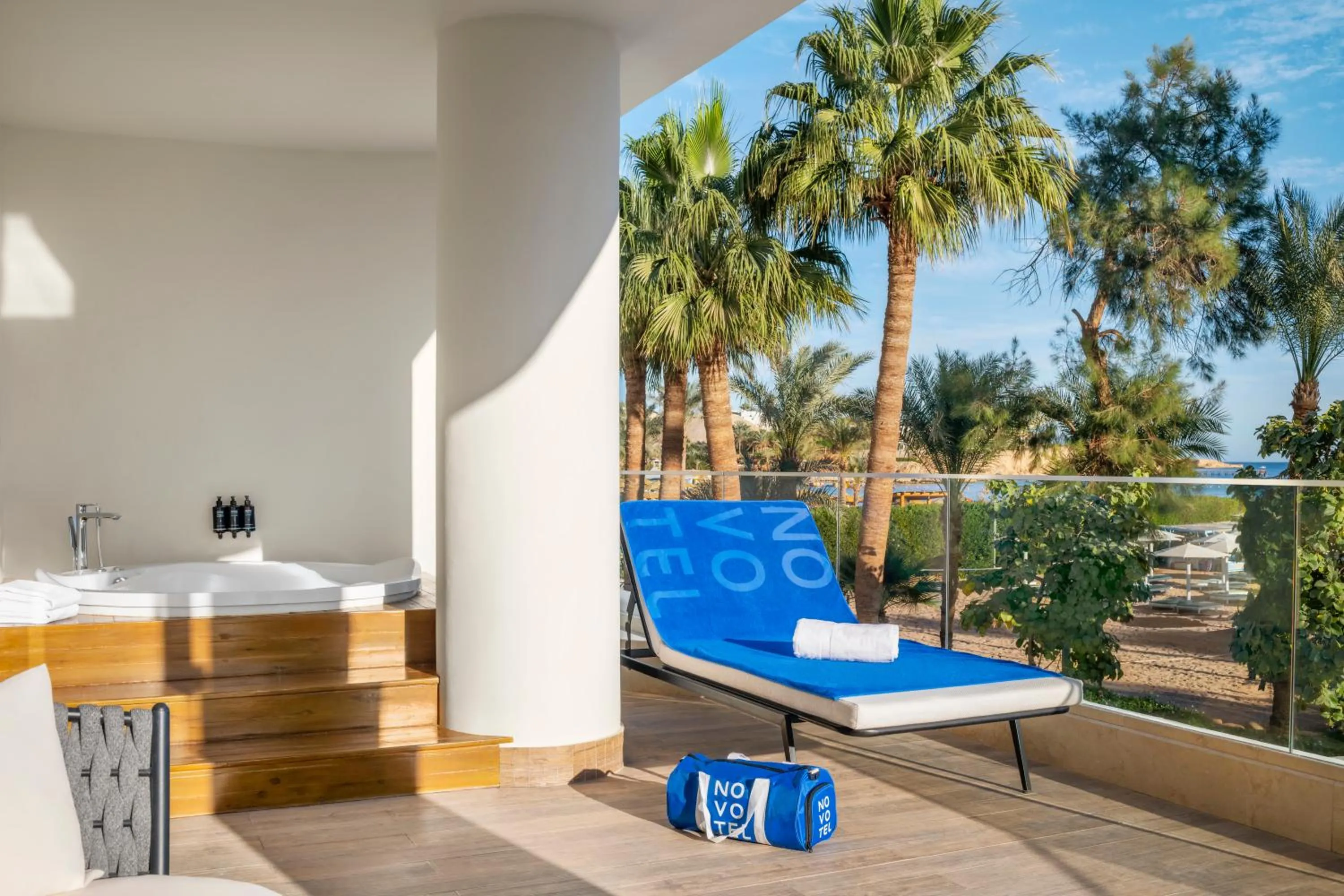 Patio in Hotel Novotel Sharm El-Sheikh