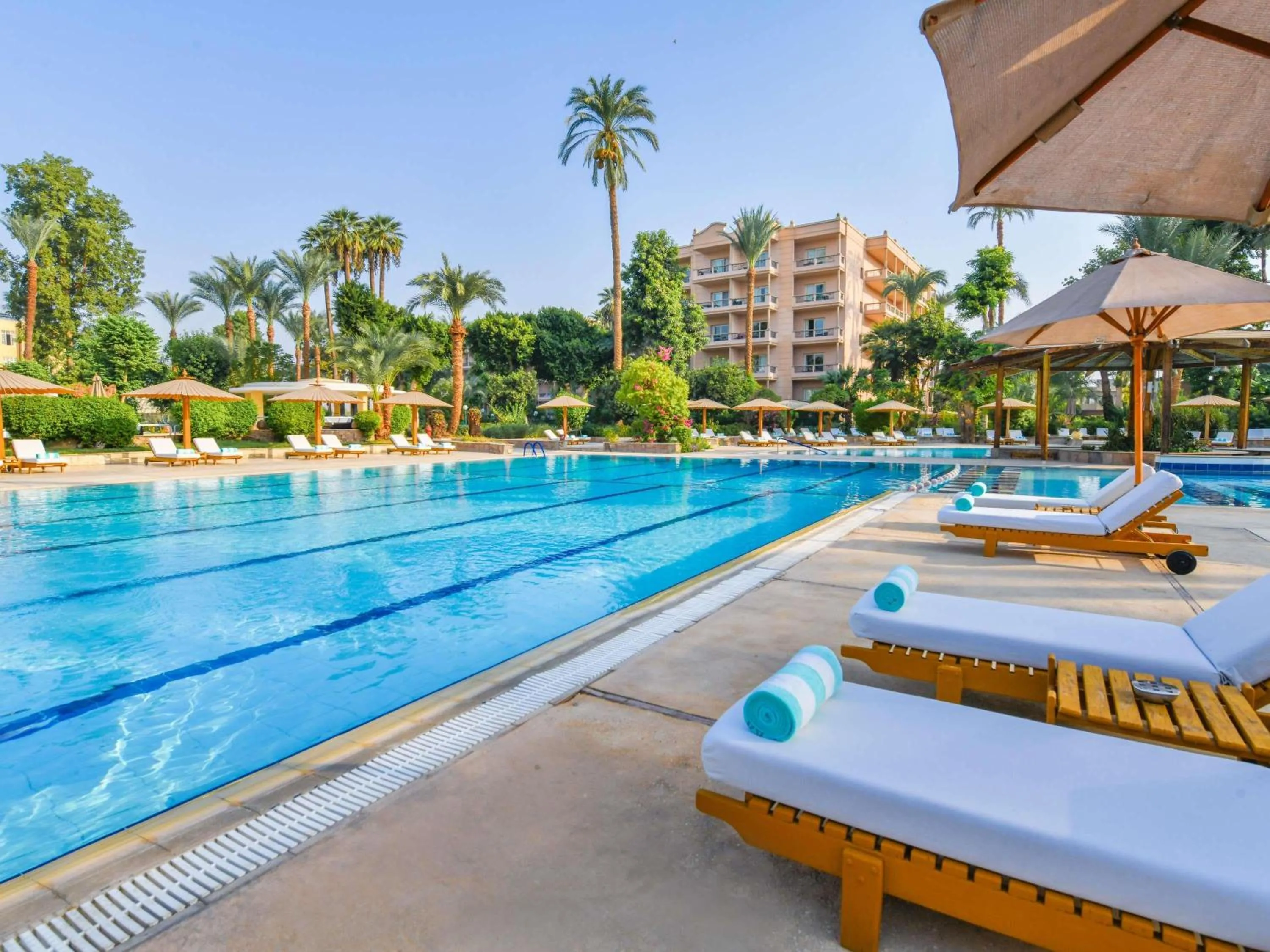 Pool view in Pavillon Winter Luxor