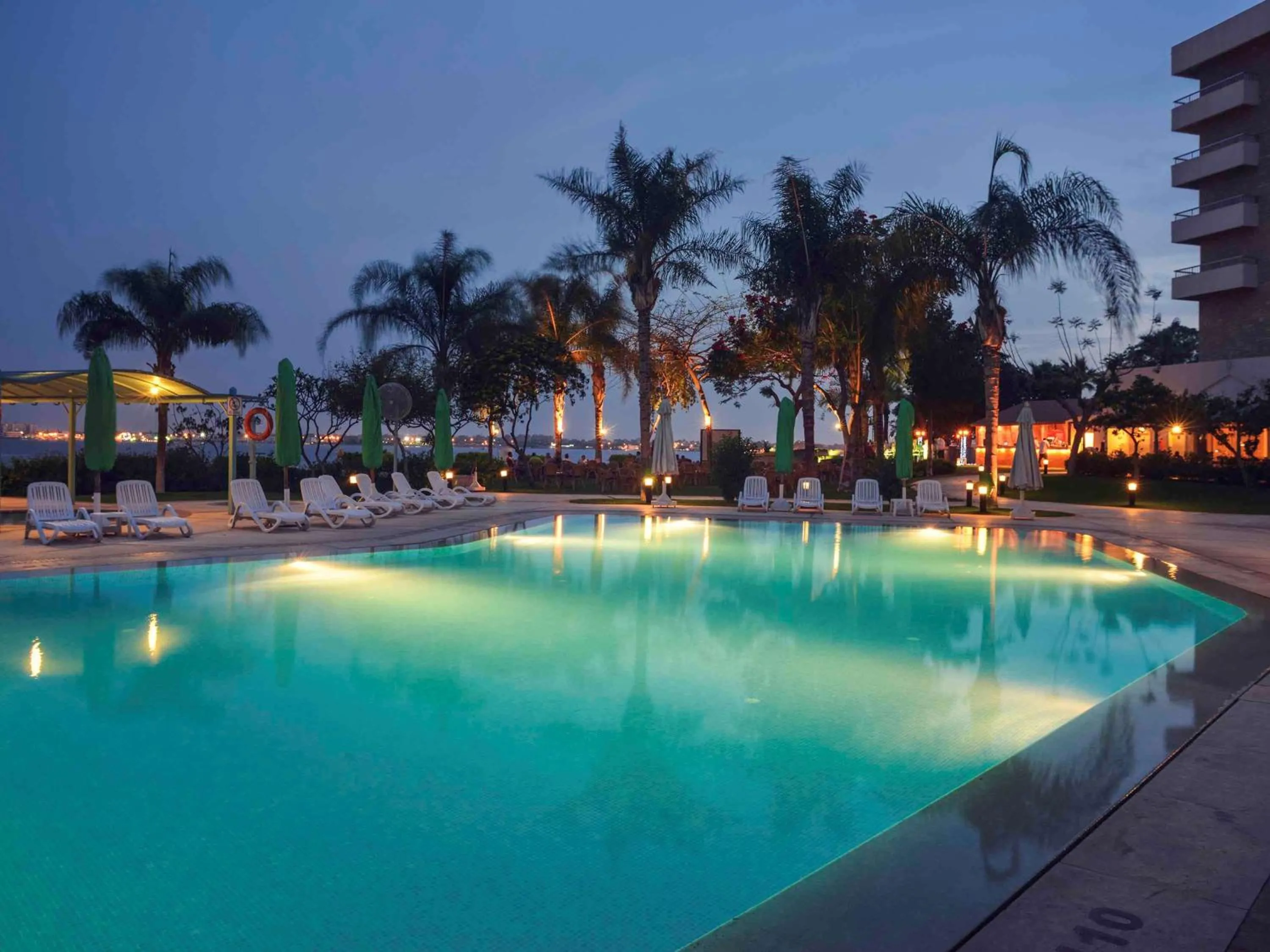 On site in Mercure Ismailia Forsan Island