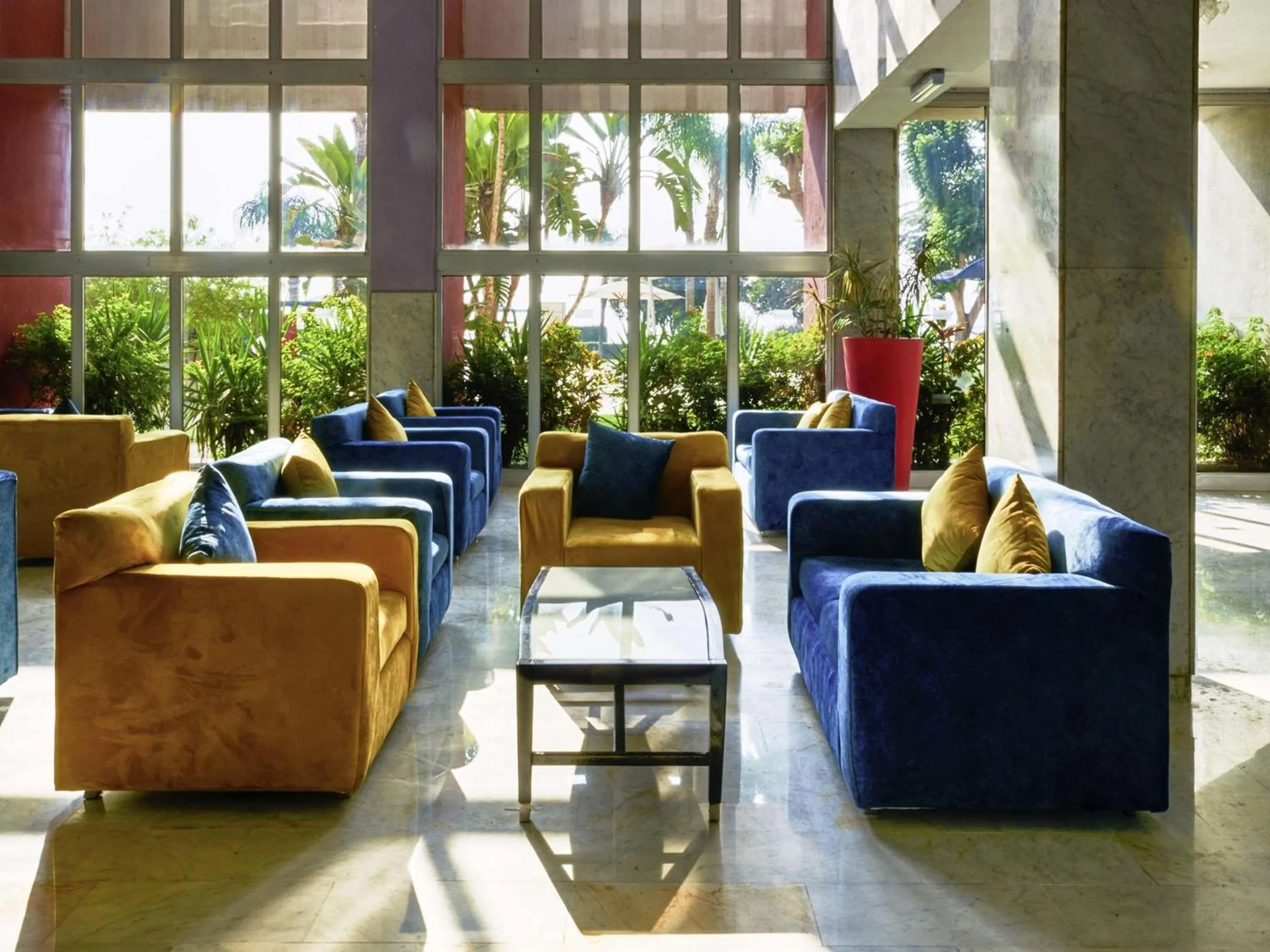 Seating area in Mercure Ismailia Forsan Island