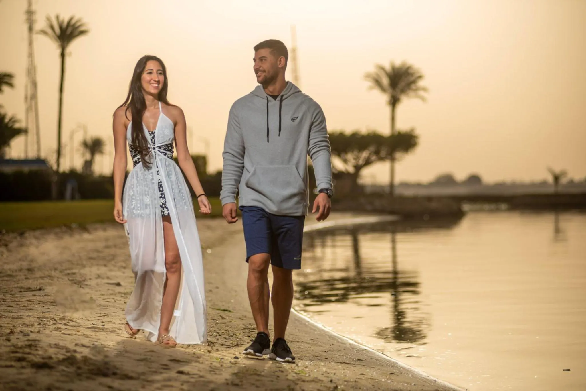 Beach in Mercure Ismailia Forsan Island